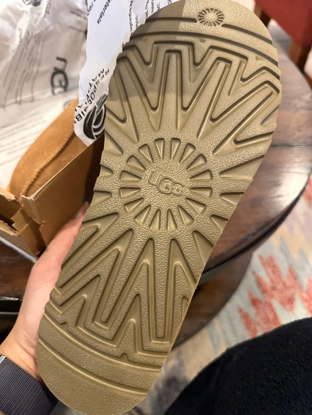 Brand New UGG Tasman Slippers - Size 10 Men's image indicator(7)