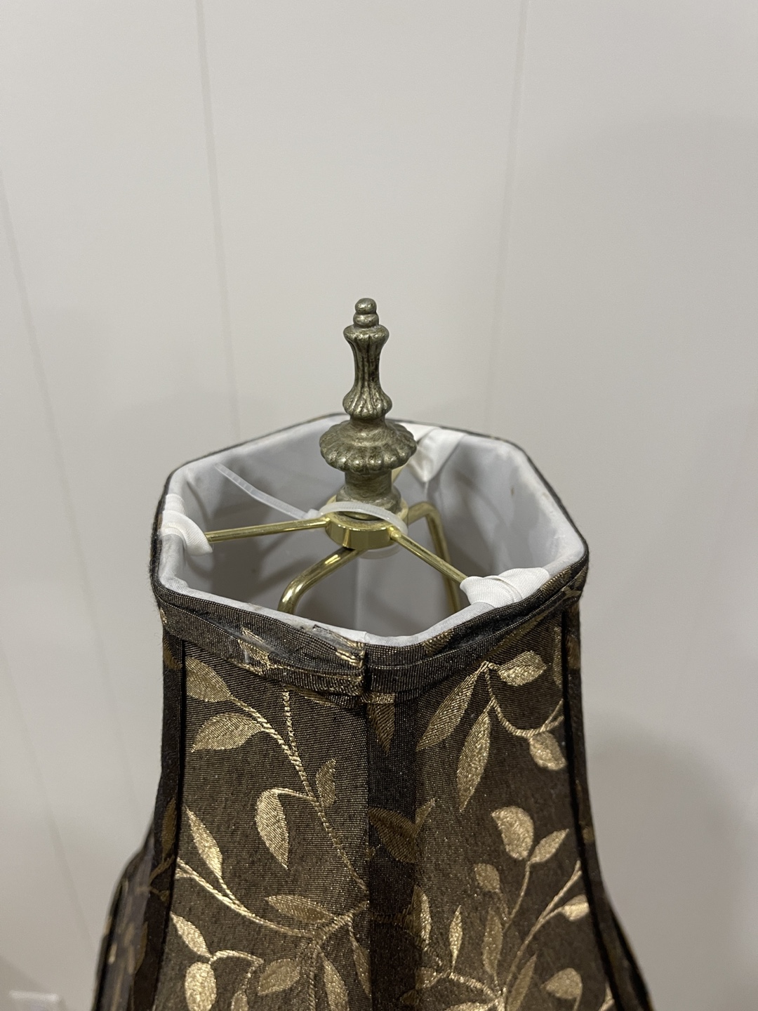 Pair of Elegant Floor Lamps with Matching Shades - photo 3