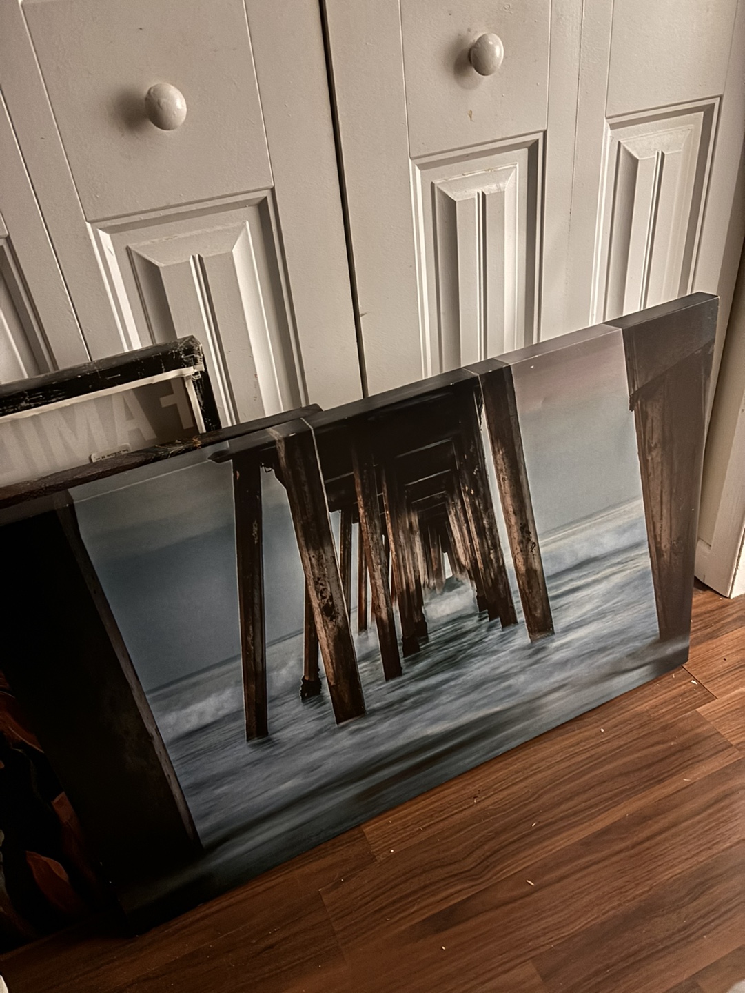 Ocean Pier Canvas Wall Art