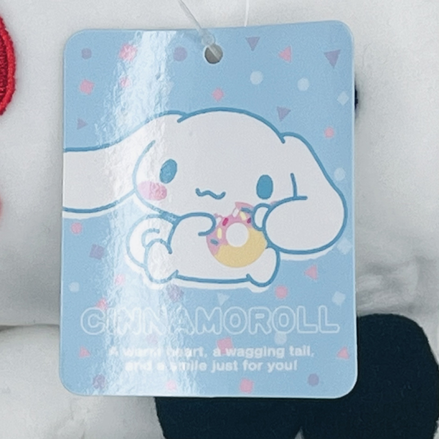 Cinnamoroll Devil Plush Keychain - photo 3