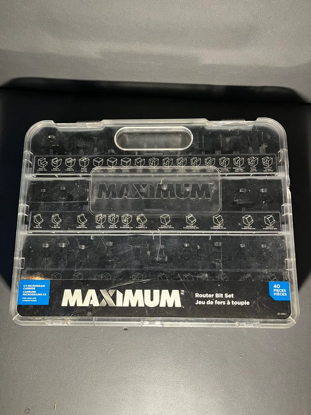 40-Piece Maximum Router Bit Set thumbnail