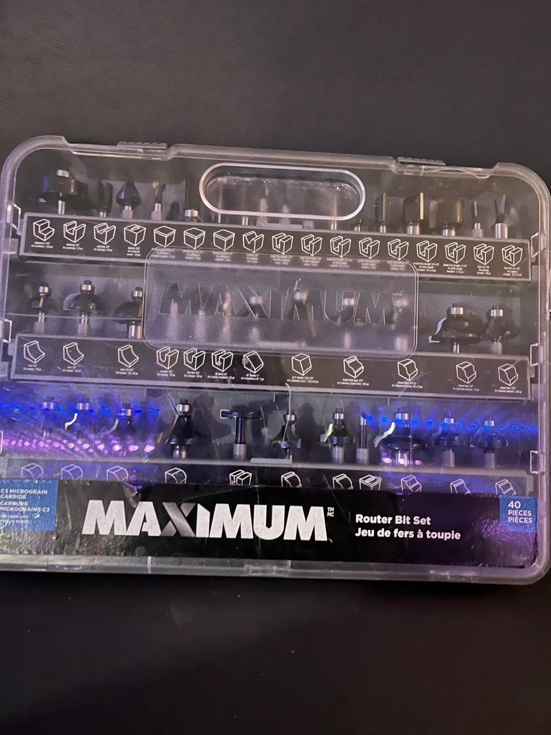 40-Piece Maximum Router Bit Set image indicator(5)