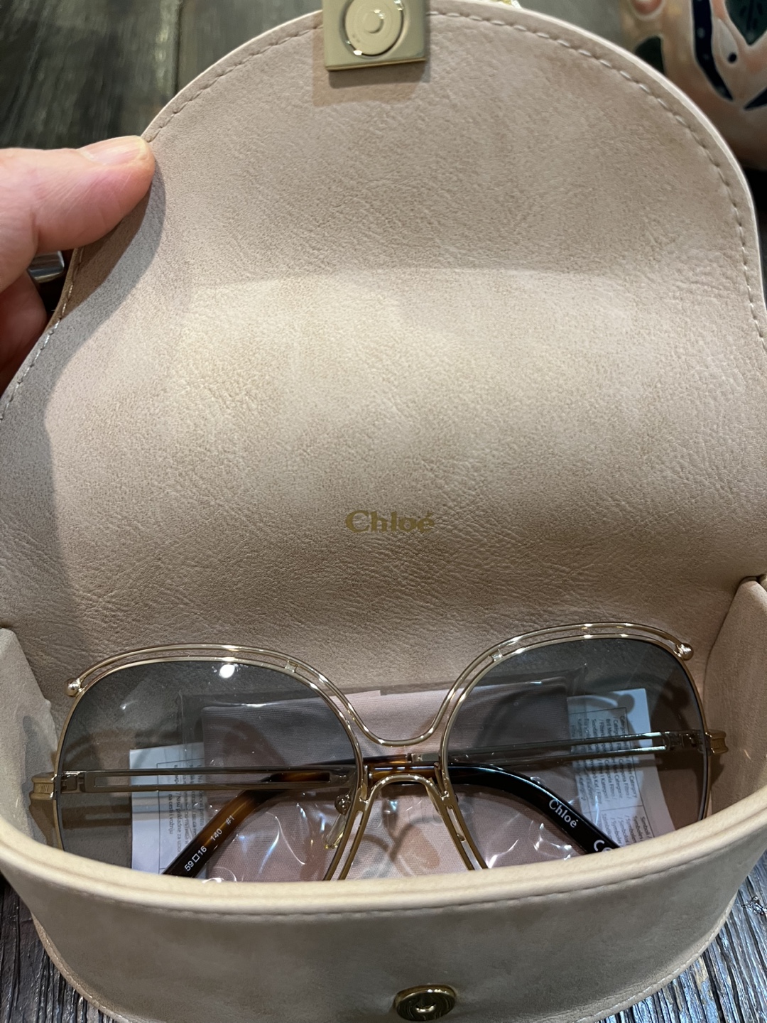 Chloé Sunglasses with Case - photo 3