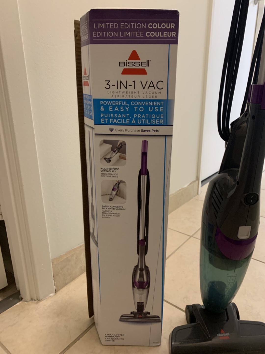 Bissell 3-in-1 Lightweight Vacuum - Limited Edition Colour