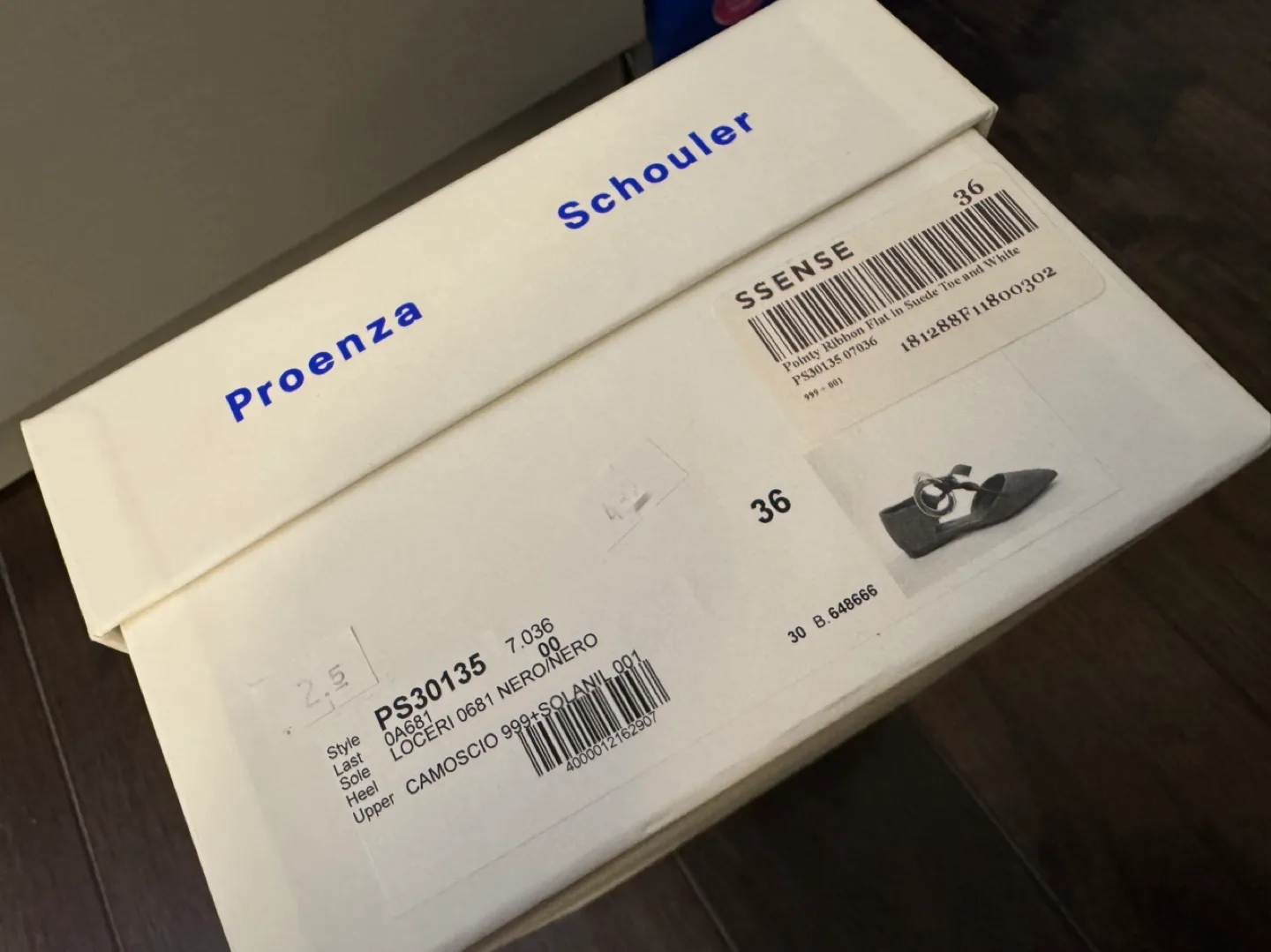 Proenza Schouler Black and White Flats, Size 36 image indicator(4)