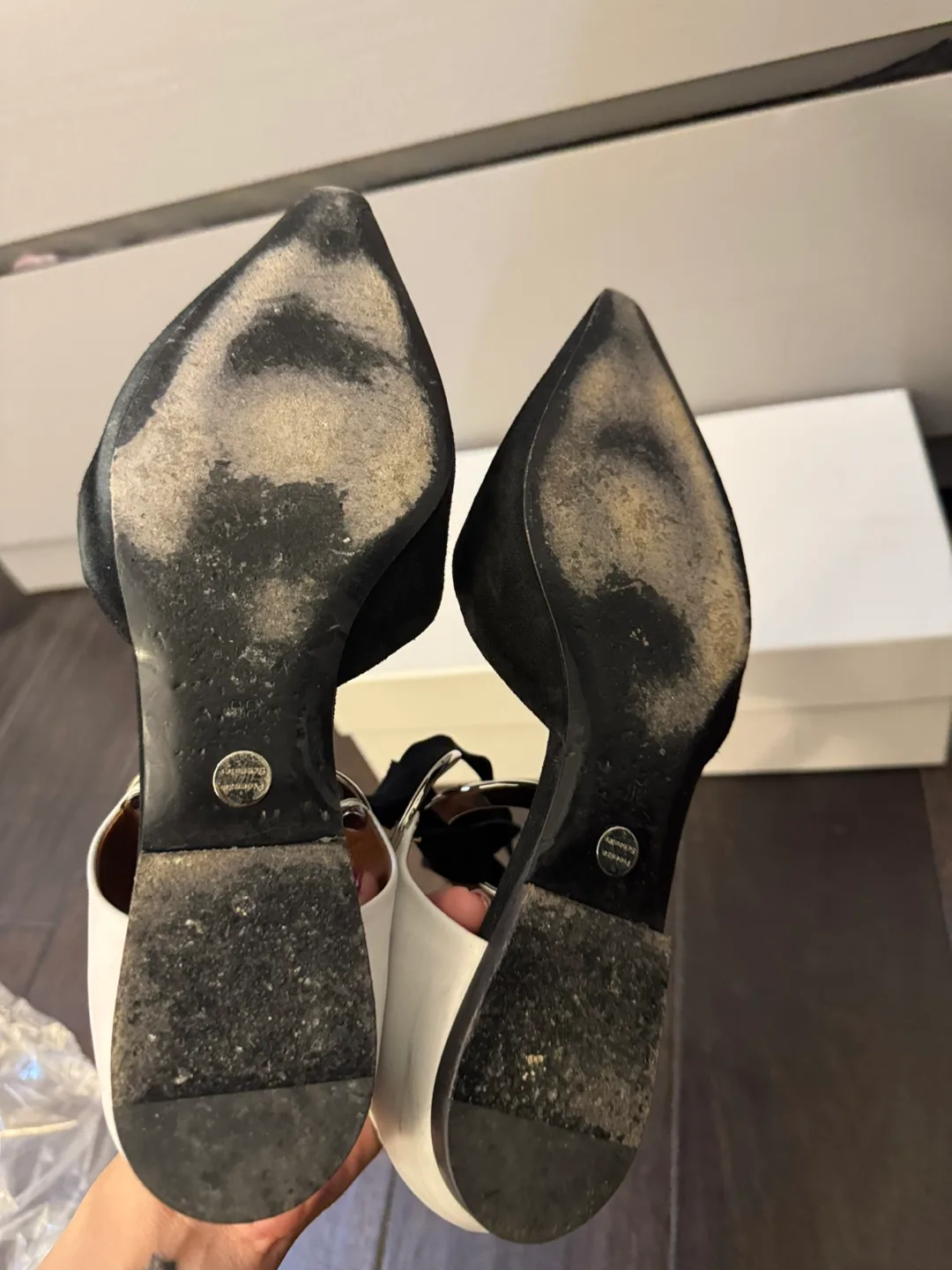 Proenza Schouler Black and White Flats, Size 36 image indicator(3)