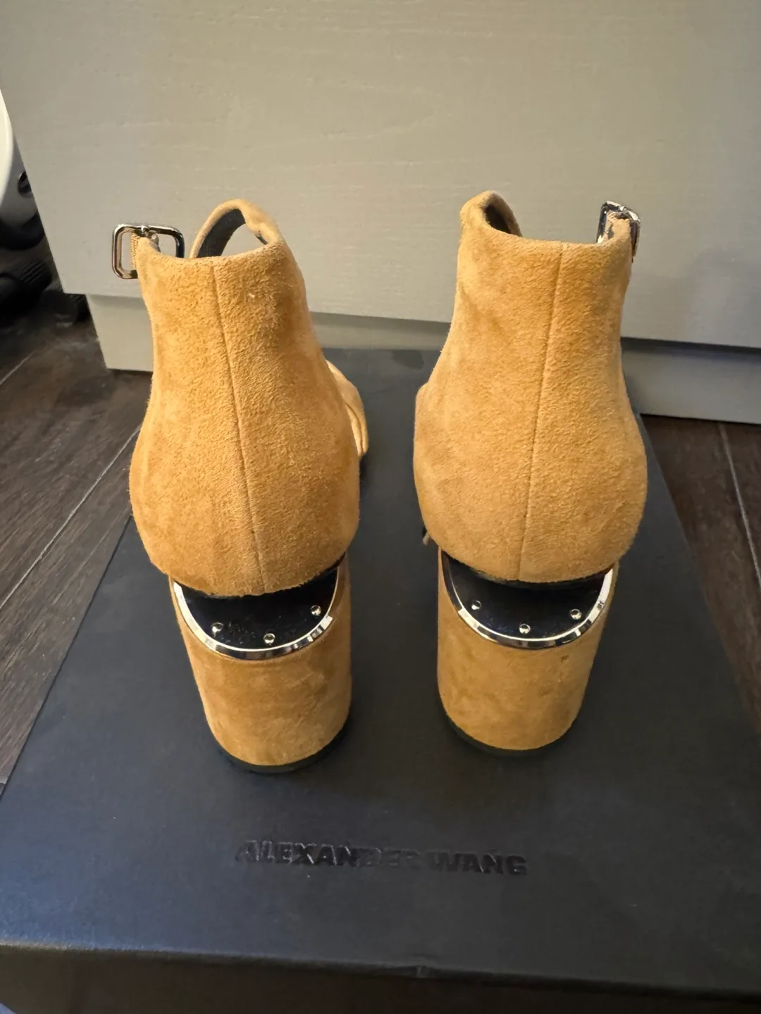Alexander Wang Beige Suede Heels, size 36 image indicator(3)