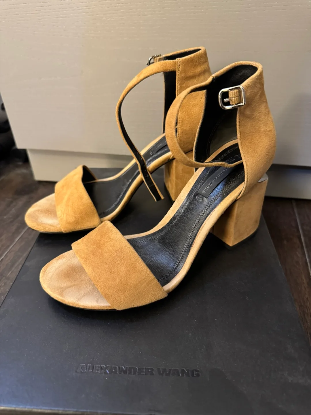 Alexander Wang Beige Suede Heels, size 36 image indicator(2)
