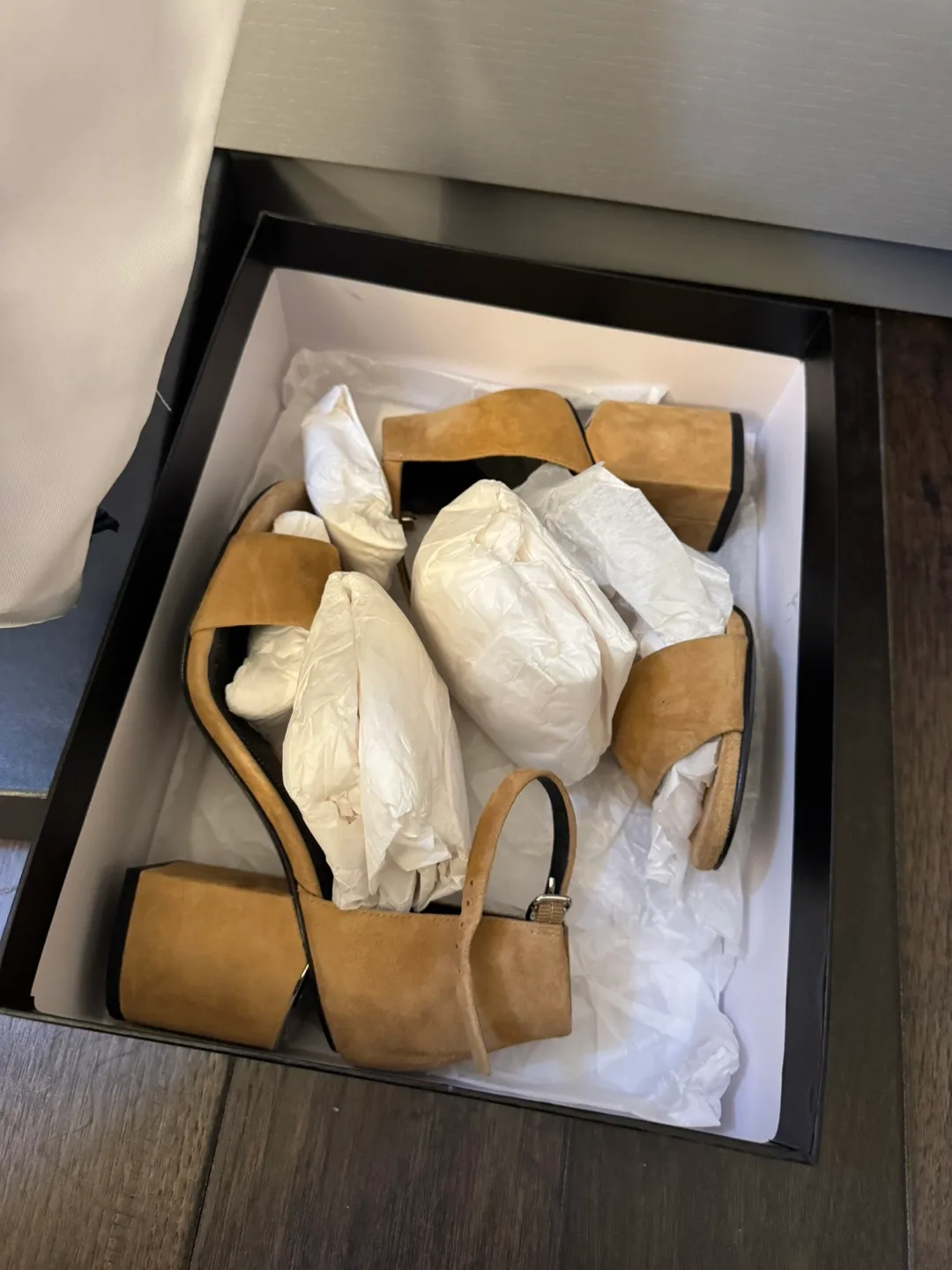 Alexander Wang Beige Suede Heels, size 36 image indicator(4)