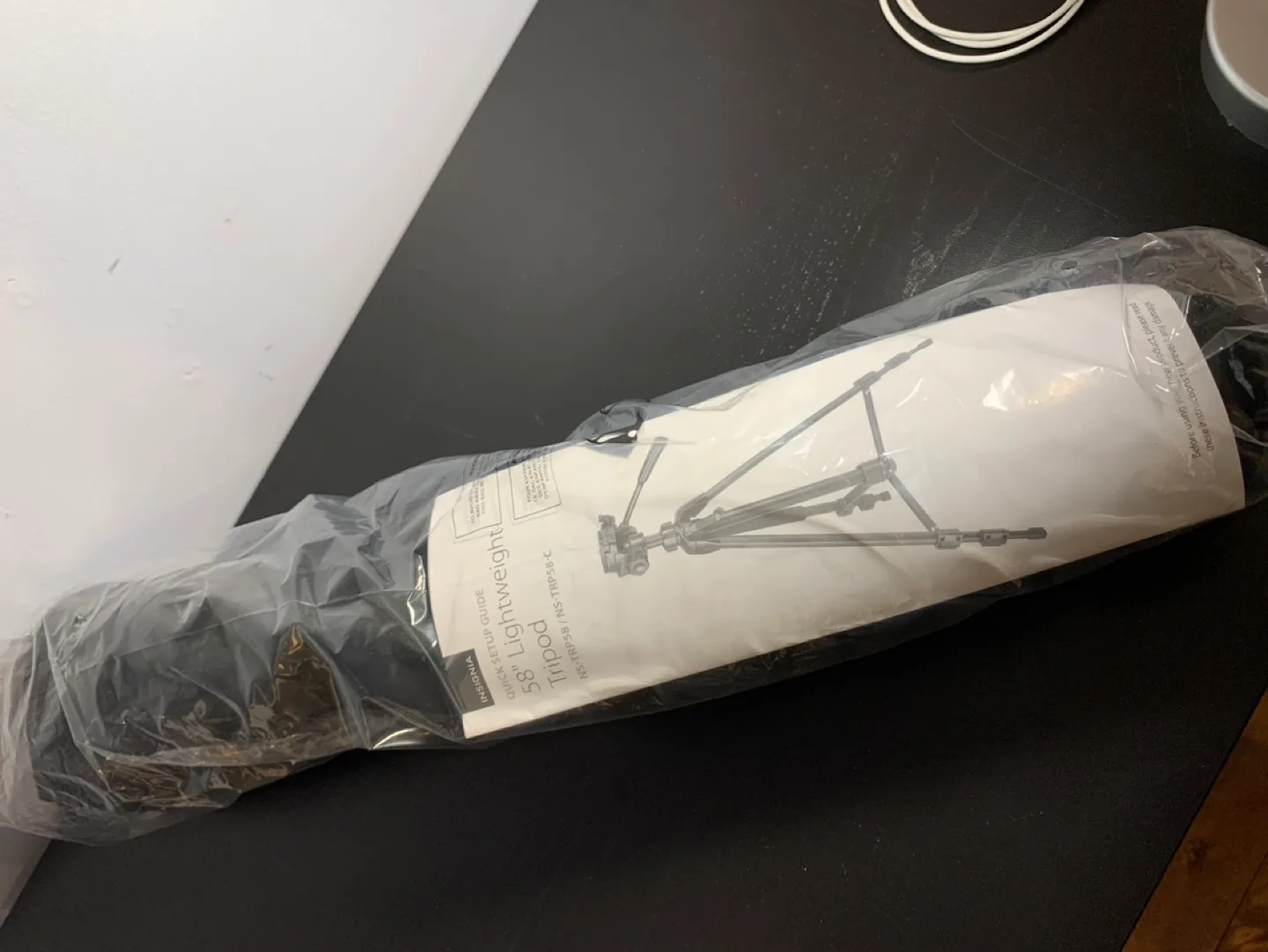 Insignia 58" Lightweight Tripod - New in Box image indicator(3)