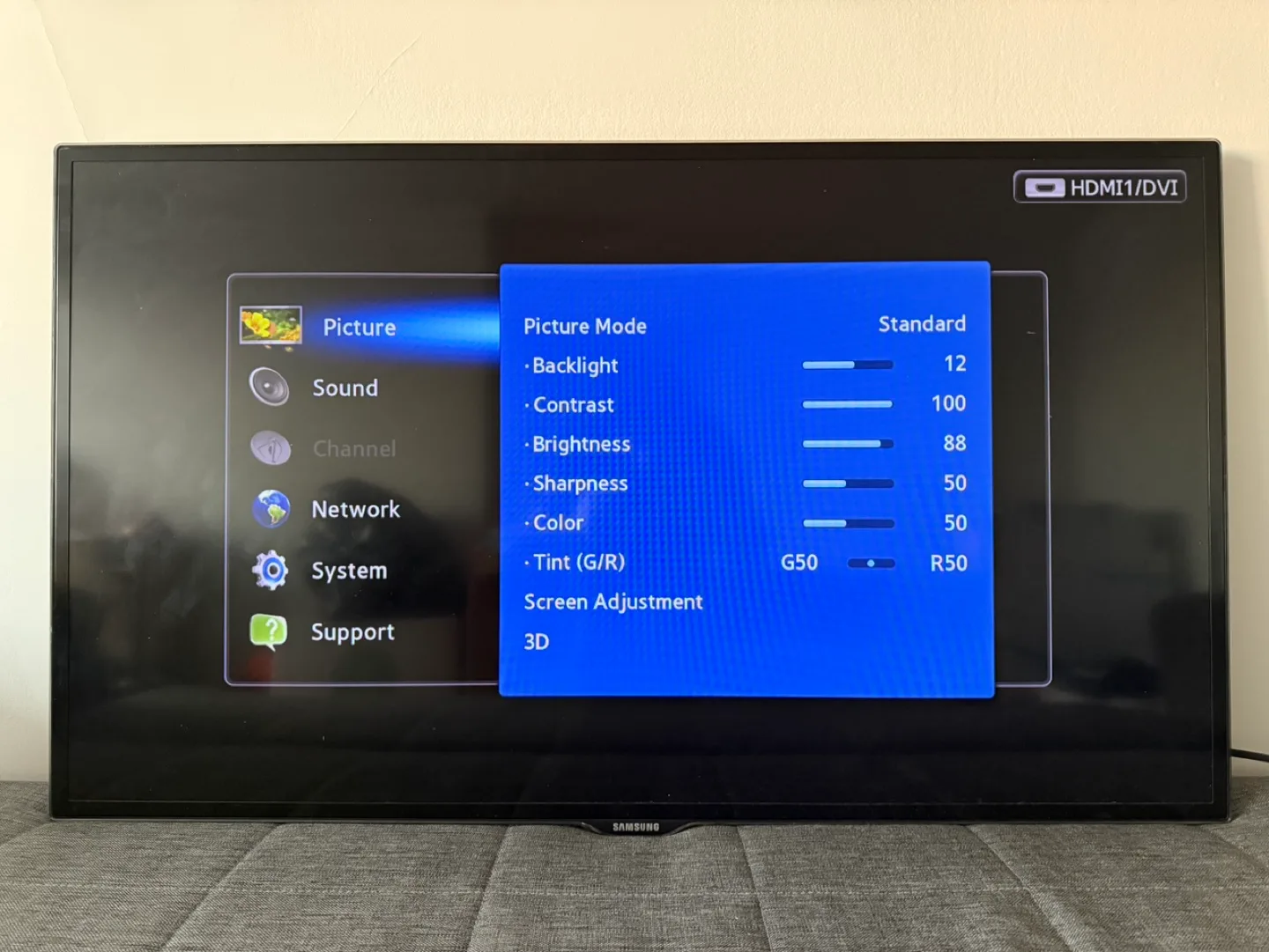 Samsung UN46ES6500 46-inch LED HDTV image indicator(7)