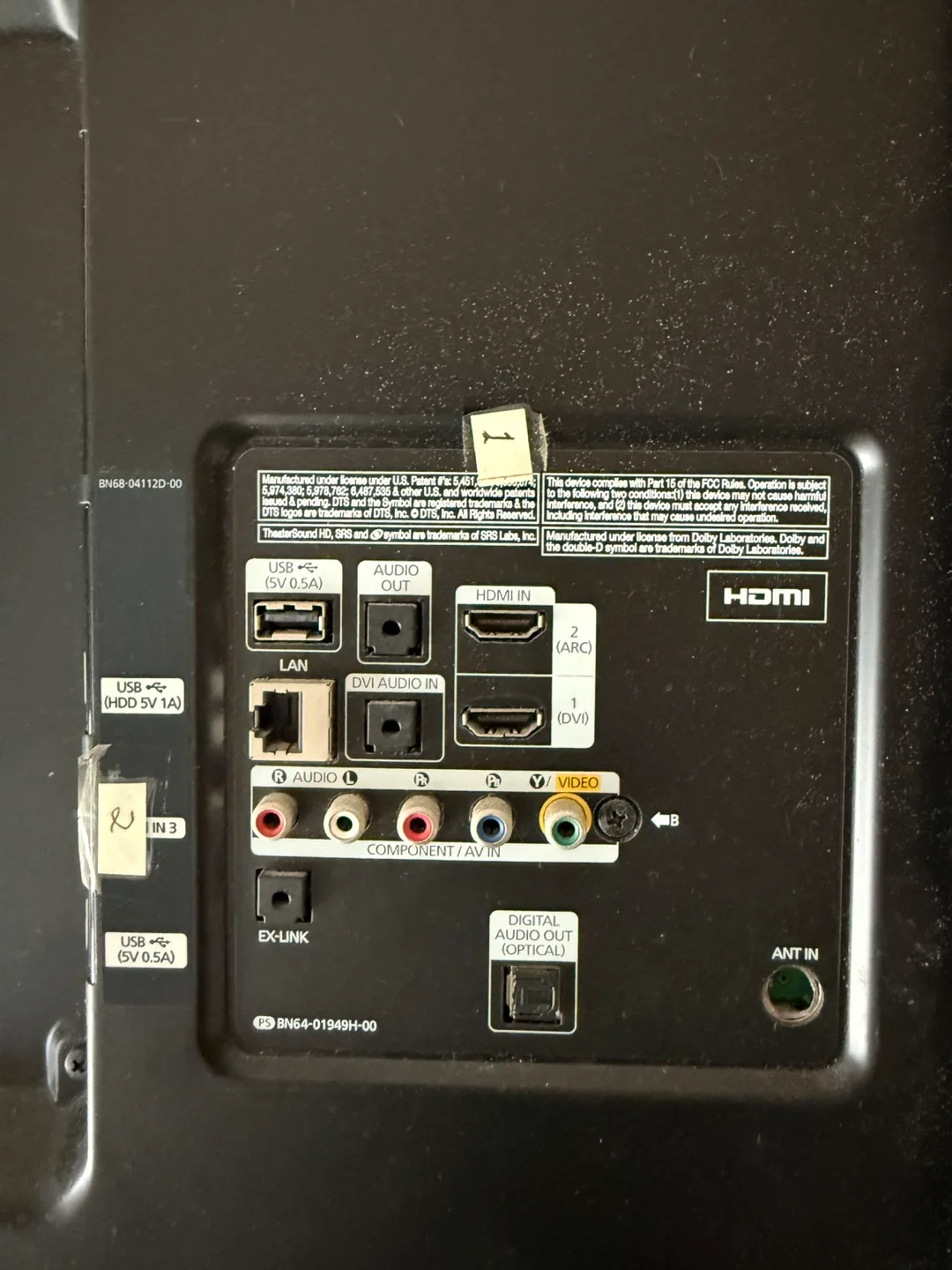 Samsung UN46ES6500 46-inch LED HDTV image indicator(3)