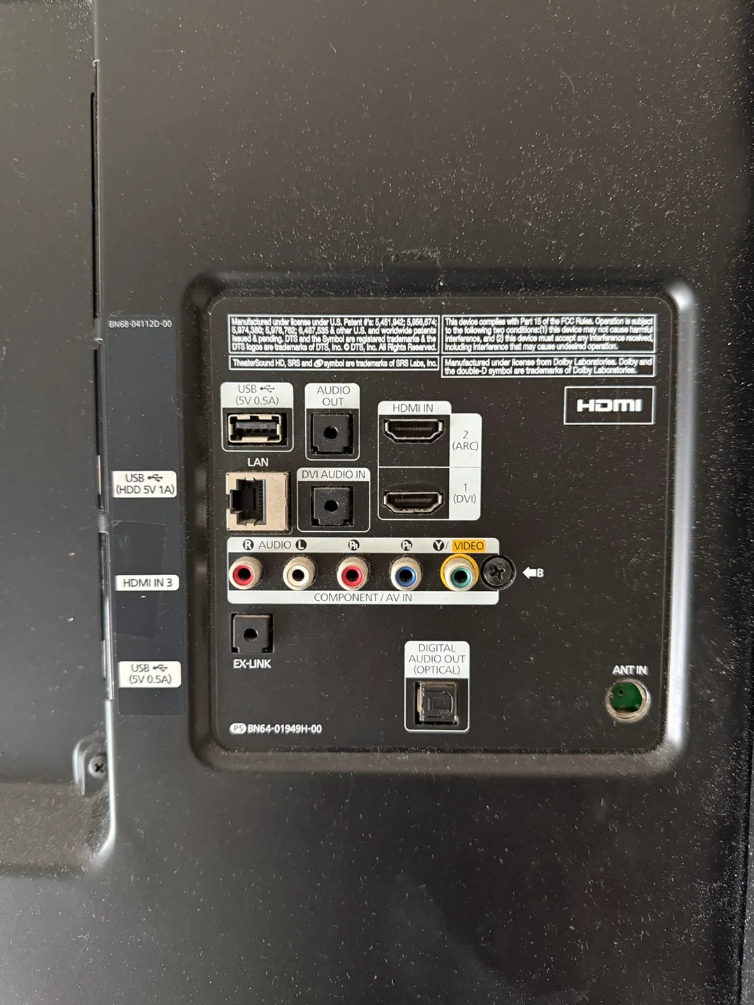 Samsung UN46ES6500 46-inch LED HDTV image indicator(5)