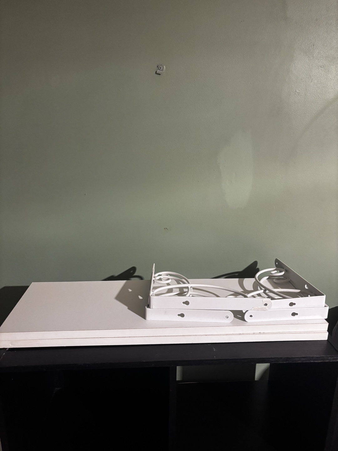 White Shelves with Brackets
