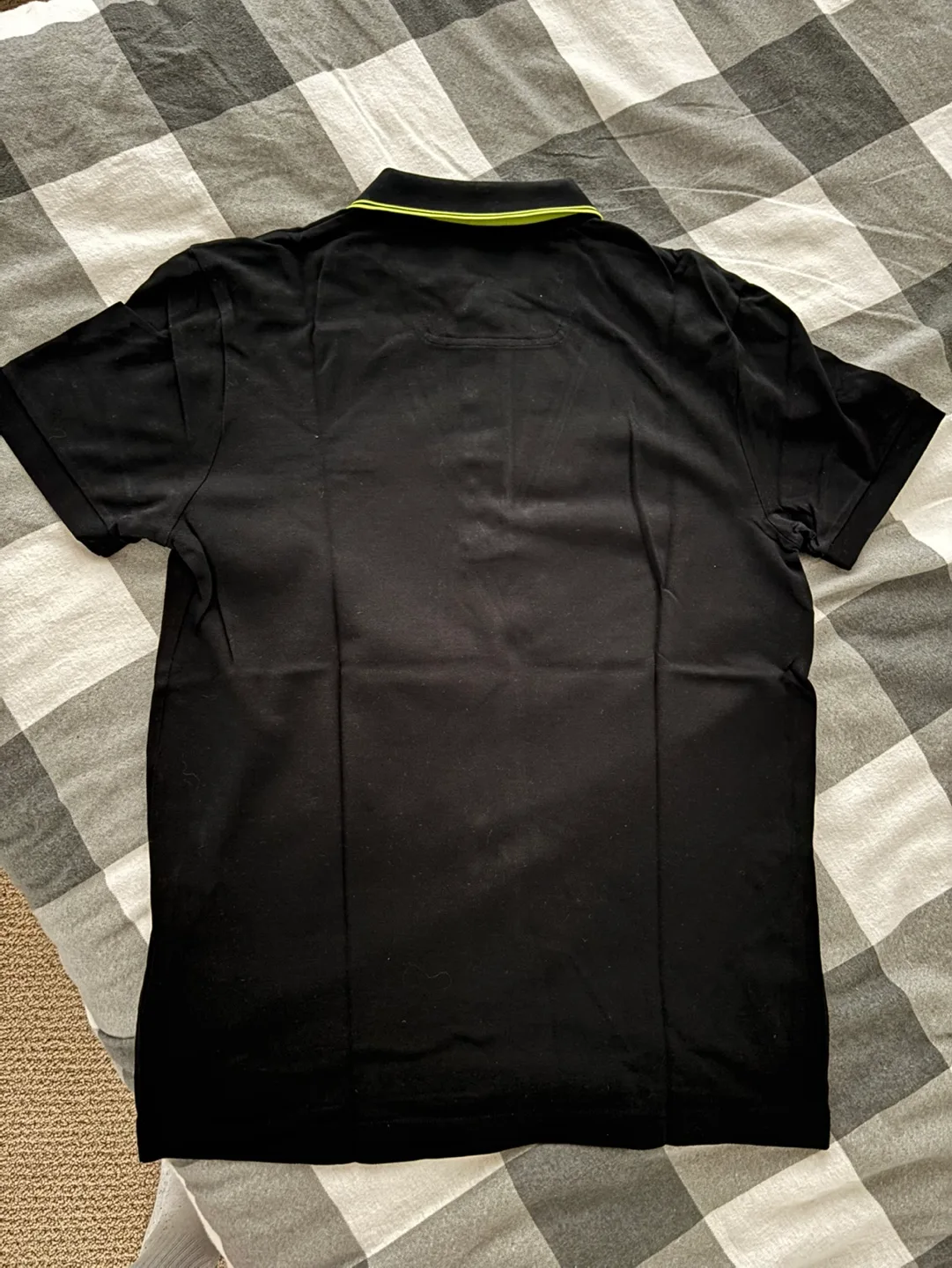 BOSS Men's Slim Fit Black Polo Shirt Size M image indicator(3)