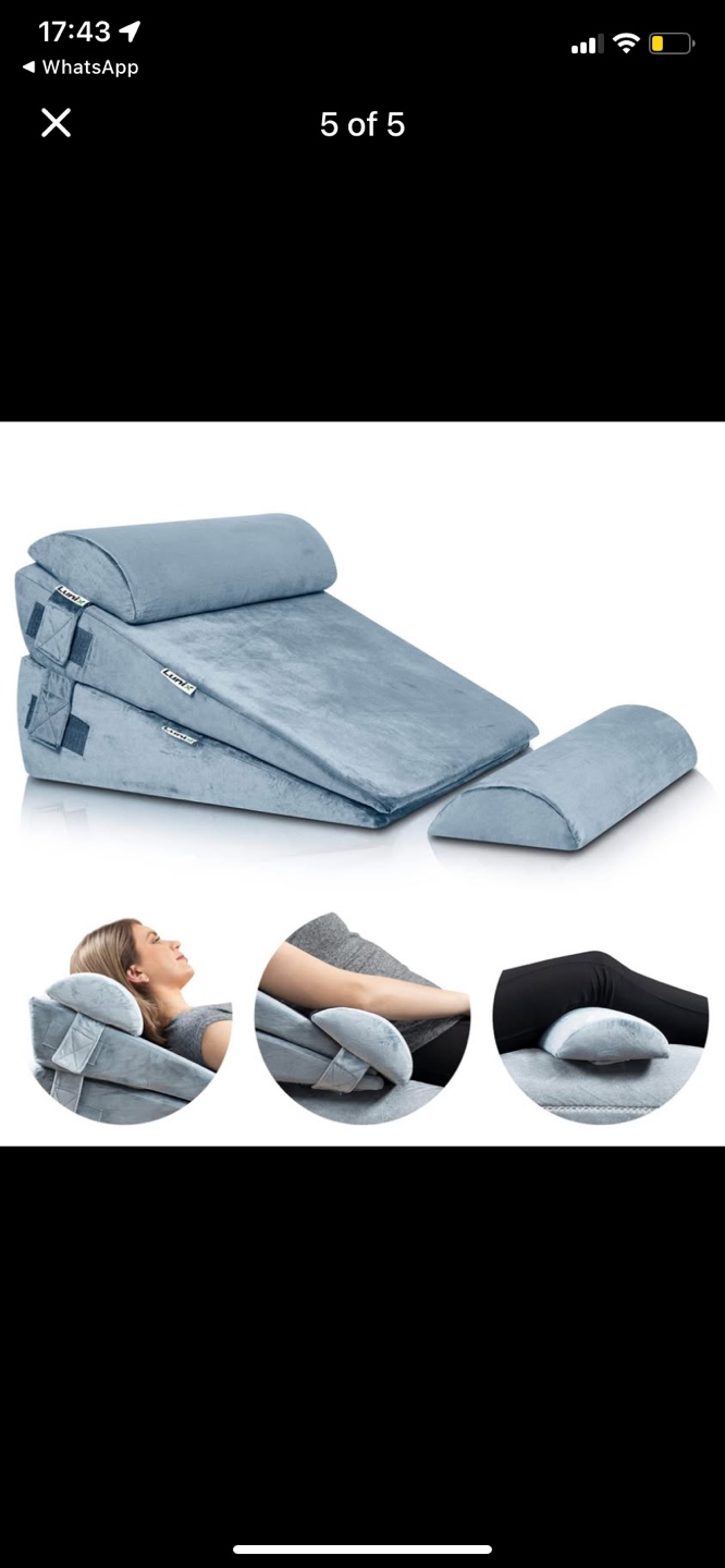Lunix Adjustable 4pcs Wedge Pillow set