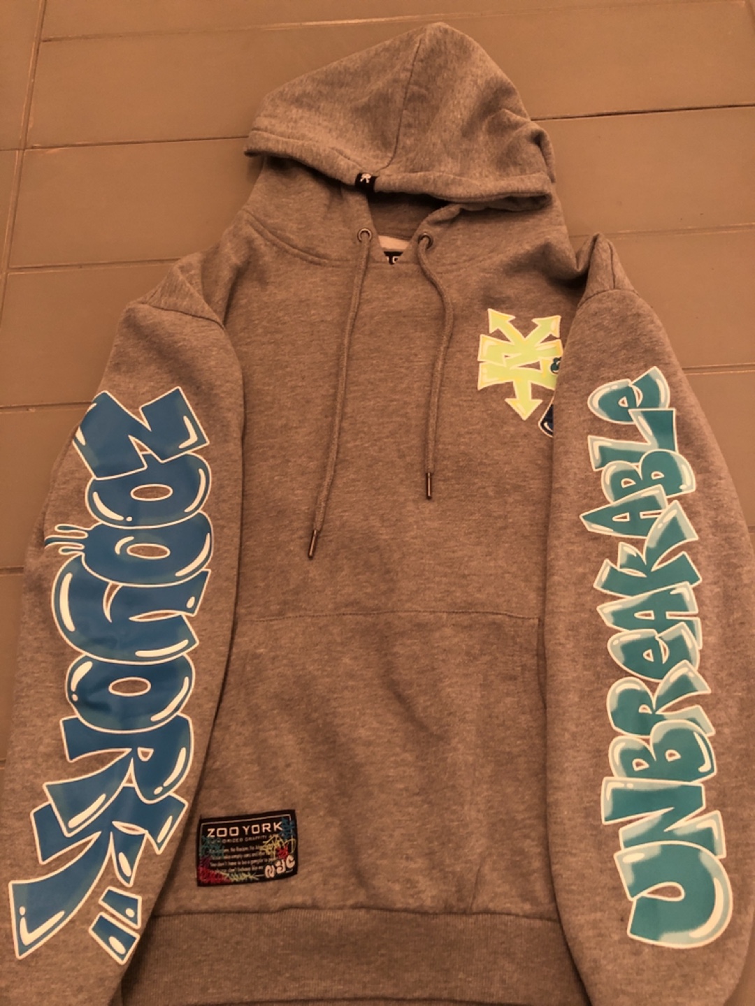 Zoo York Grey Hoodie - Size Medium - photo 2