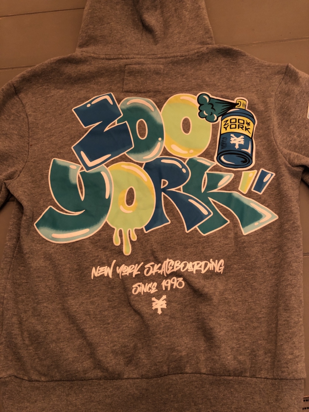Zoo York Grey Hoodie - Size Medium - photo 5