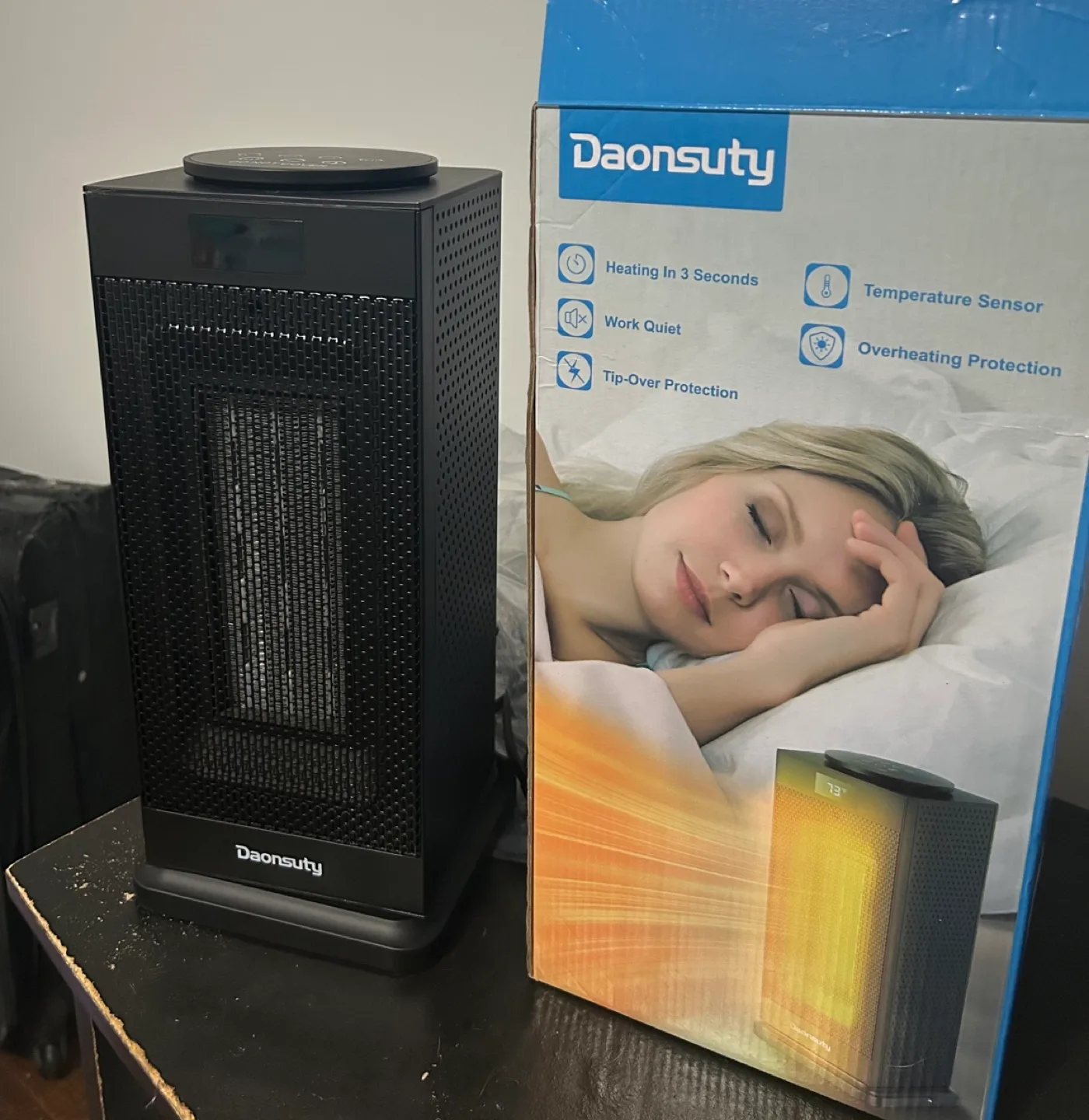 Ceramic Space Heater (1500W) with Remote image indicator(3)