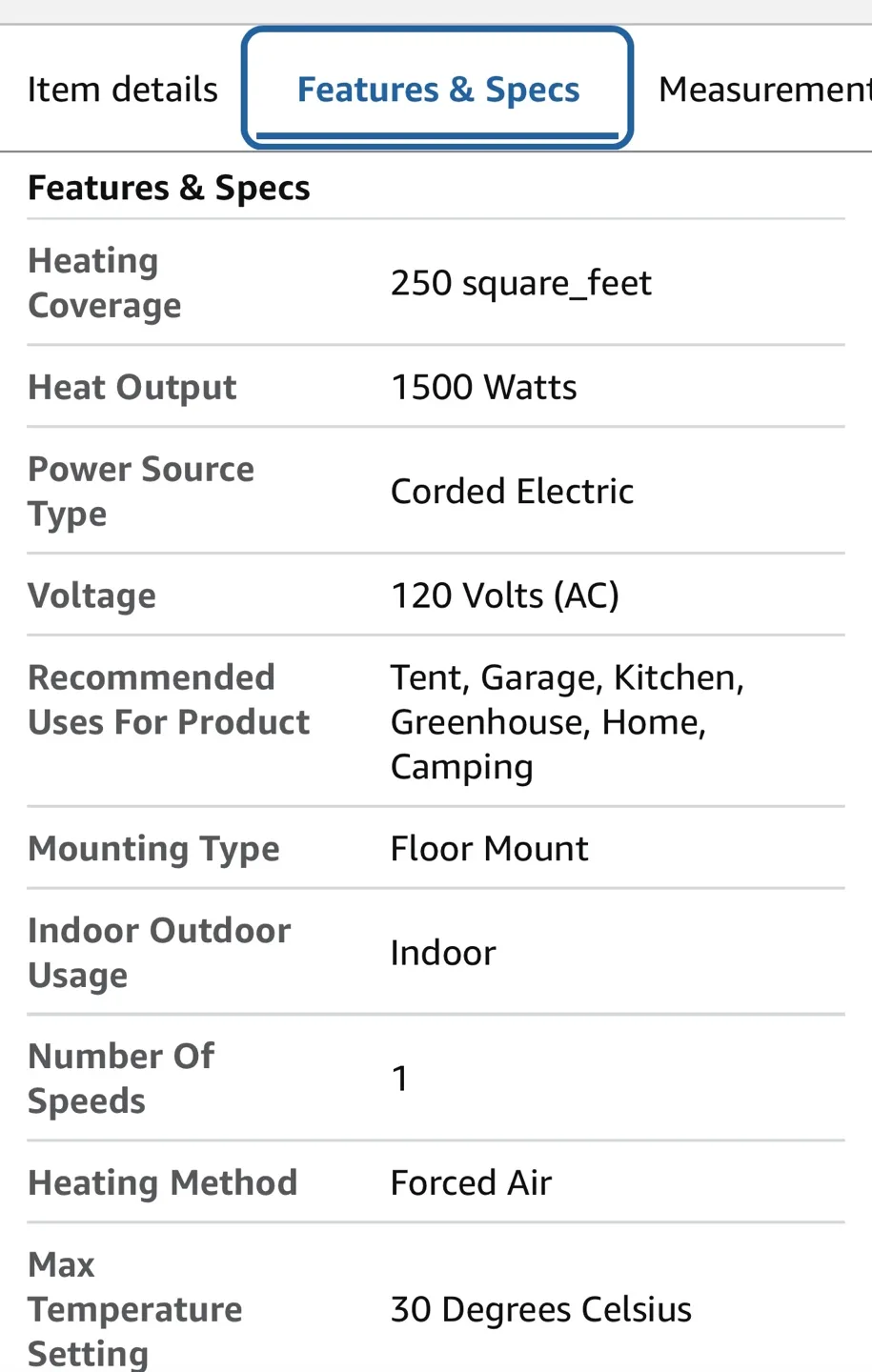 Ceramic Space Heater (1500W) with Remote image indicator(6)