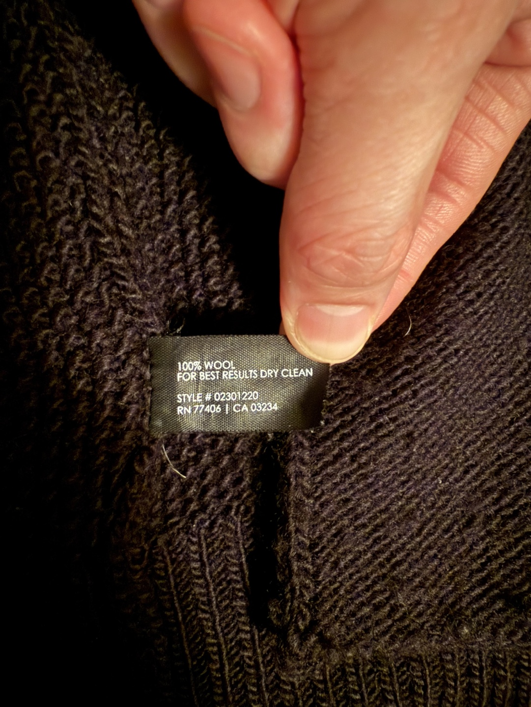 Club Monaco Men’s Black Wool Zip-Up Sweater - XS - photo 5