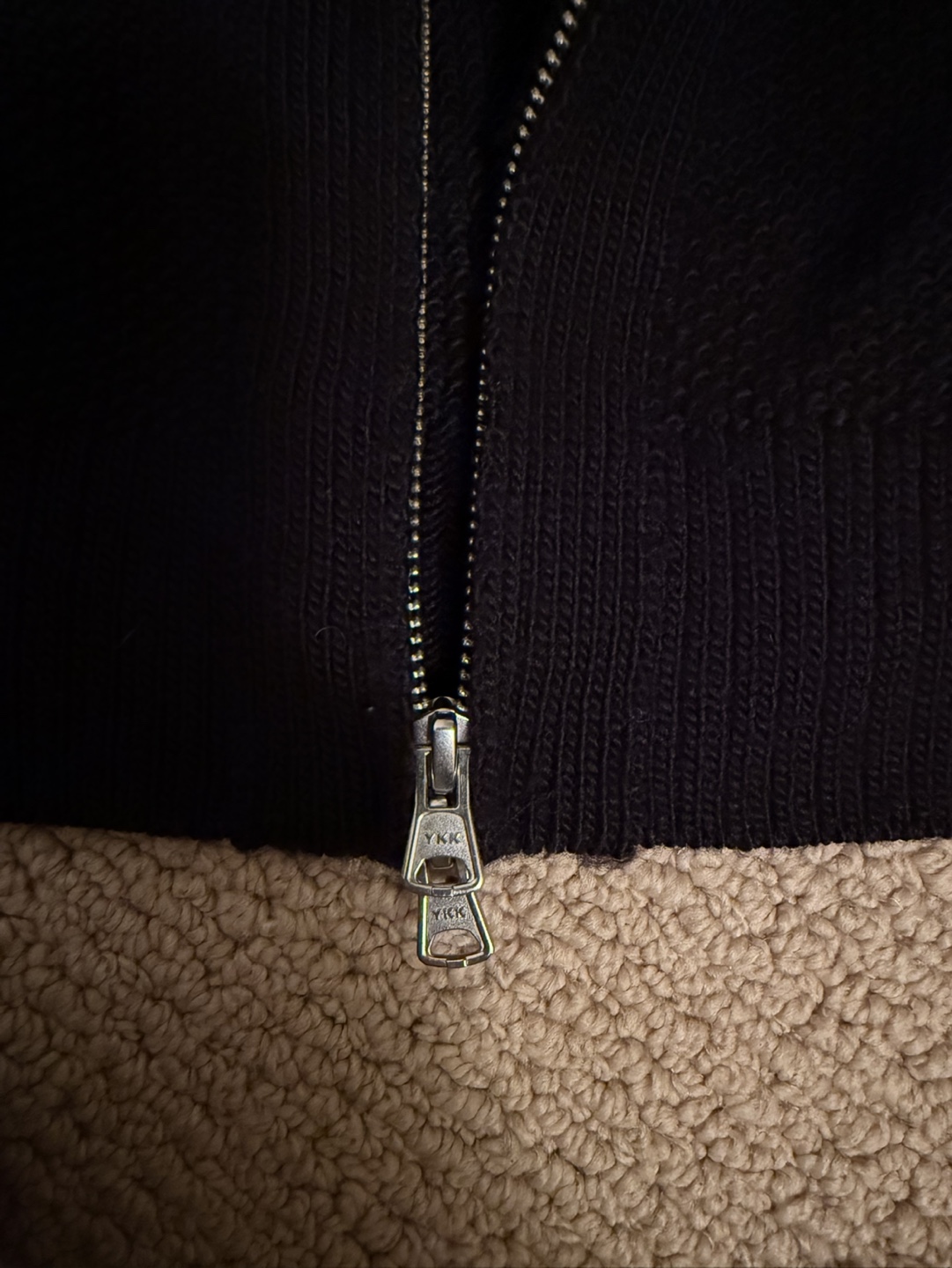 Club Monaco Men’s Black Wool Zip-Up Sweater - XS - photo 4
