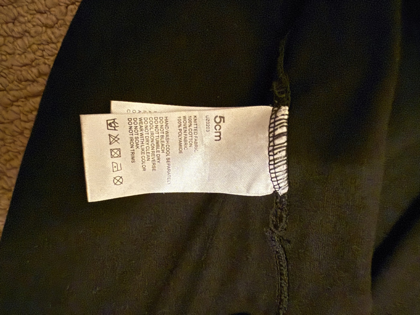 5cm Men’s Size Small Black Zip-Up Hoodie Jacket - photo 4