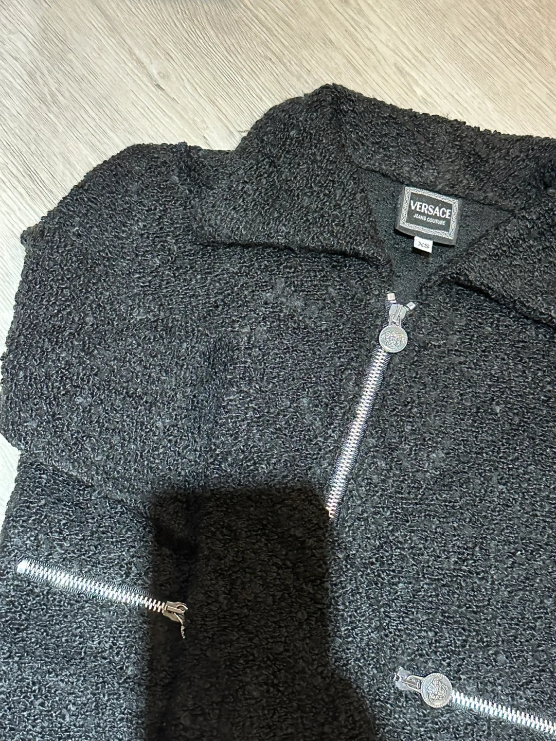 Versace Jeans Couture Black Zip-Up image indicator(5)