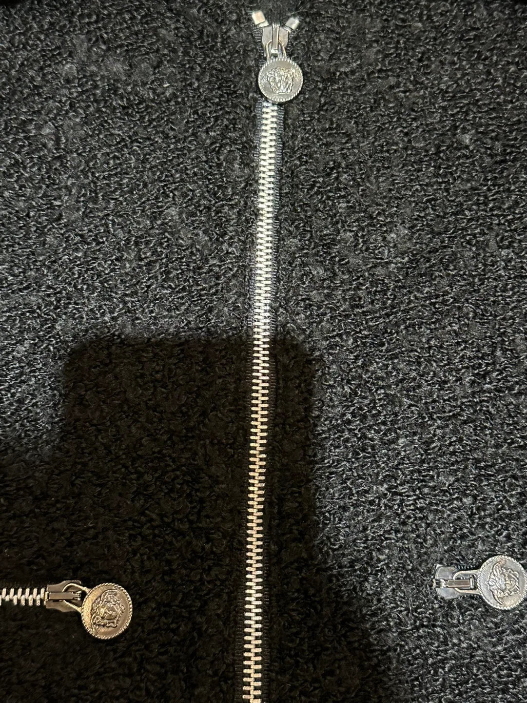 Versace Jeans Couture Black Zip-Up image indicator(4)