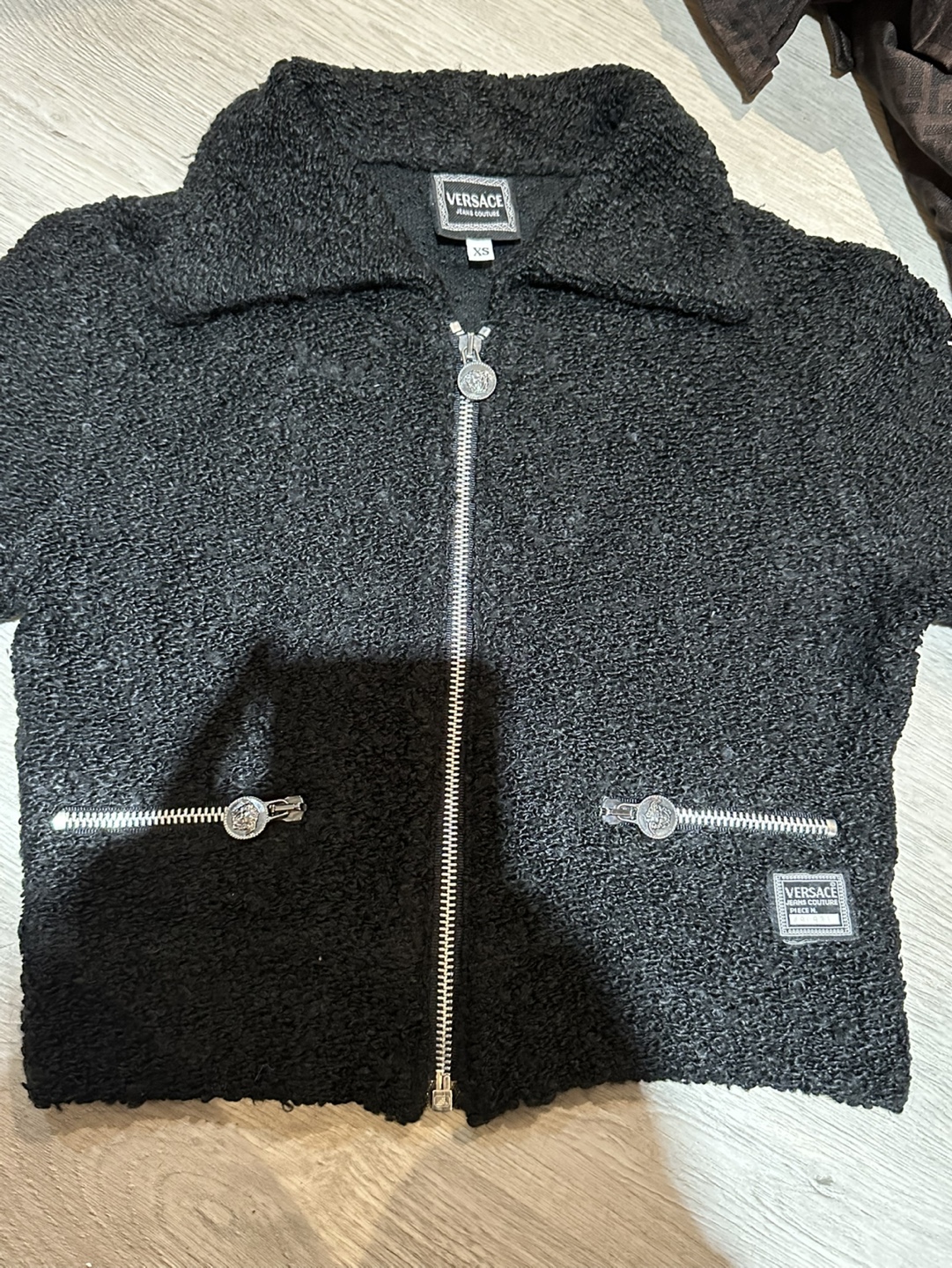 Versace Jeans Couture Black Zip-Up