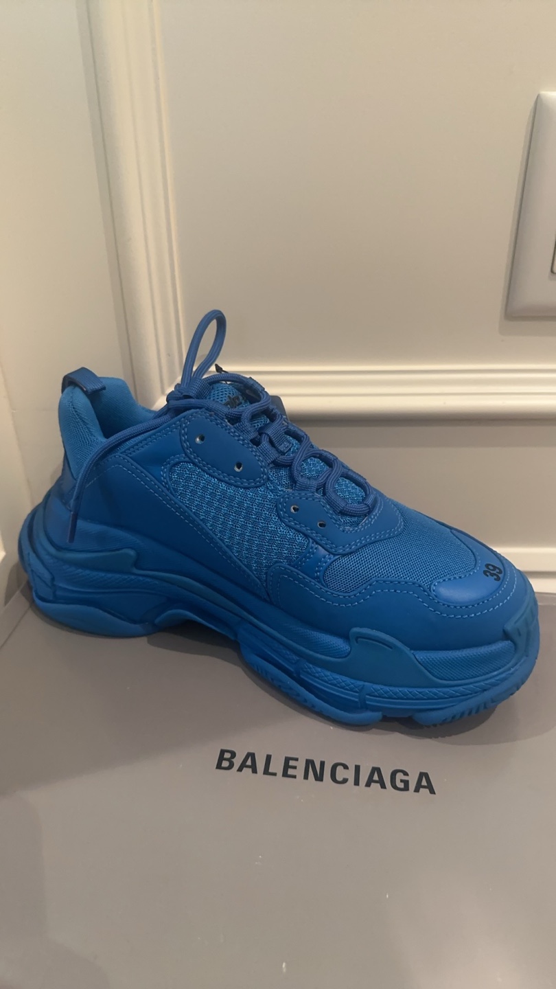 Balenciaga Triple S Sneaker, Male, Size 39, Blue - photo 3