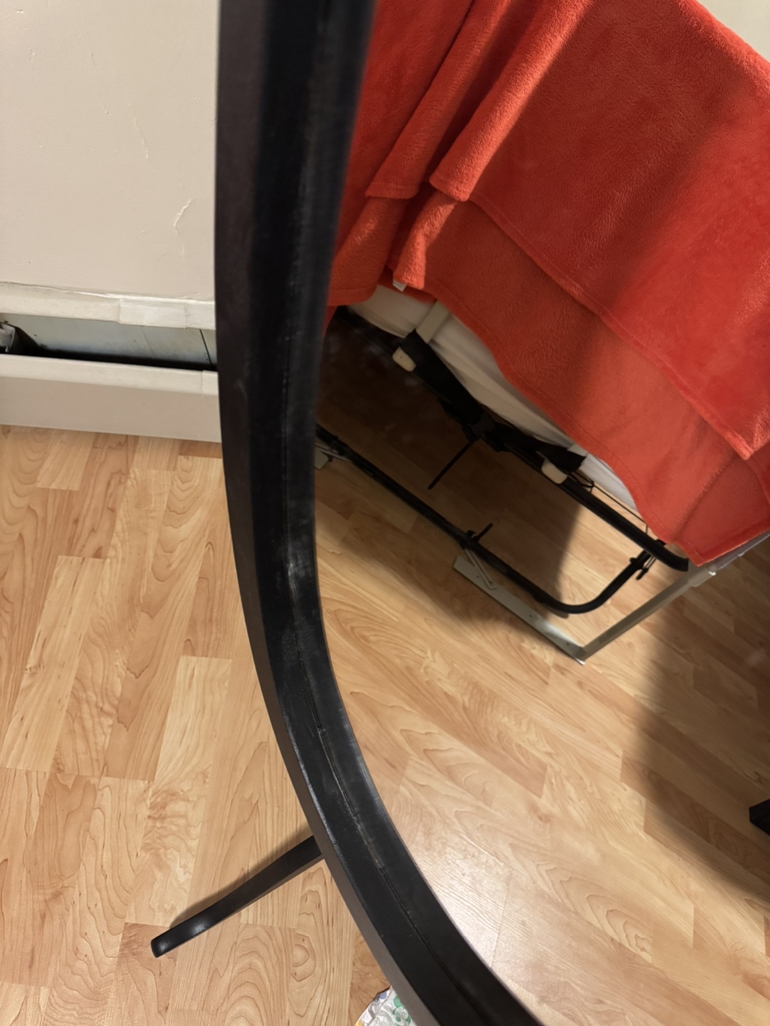 Black Freestanding Full-Length Mirror - photo 3