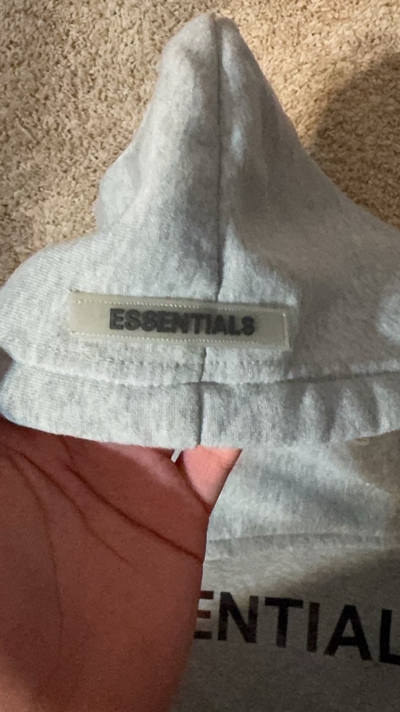 Fear of God Essentials Grey hoodie and joggers set - photo 3
