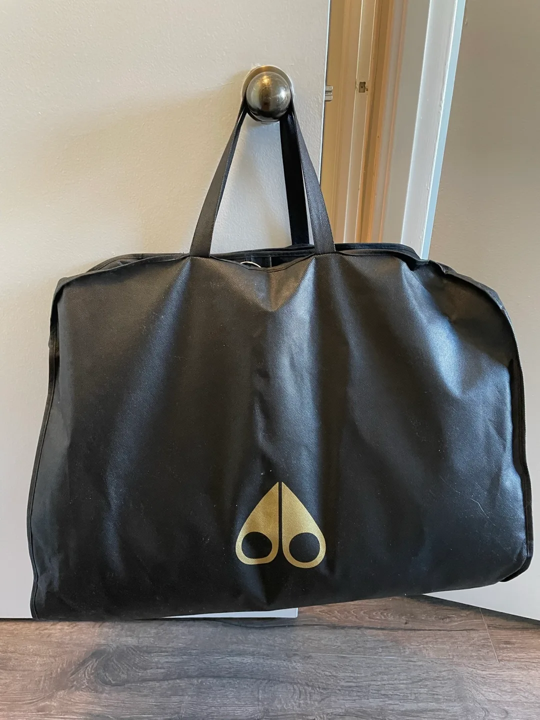 Moose Knuckles Women's Navy Down Parka with Fur image indicator(3)