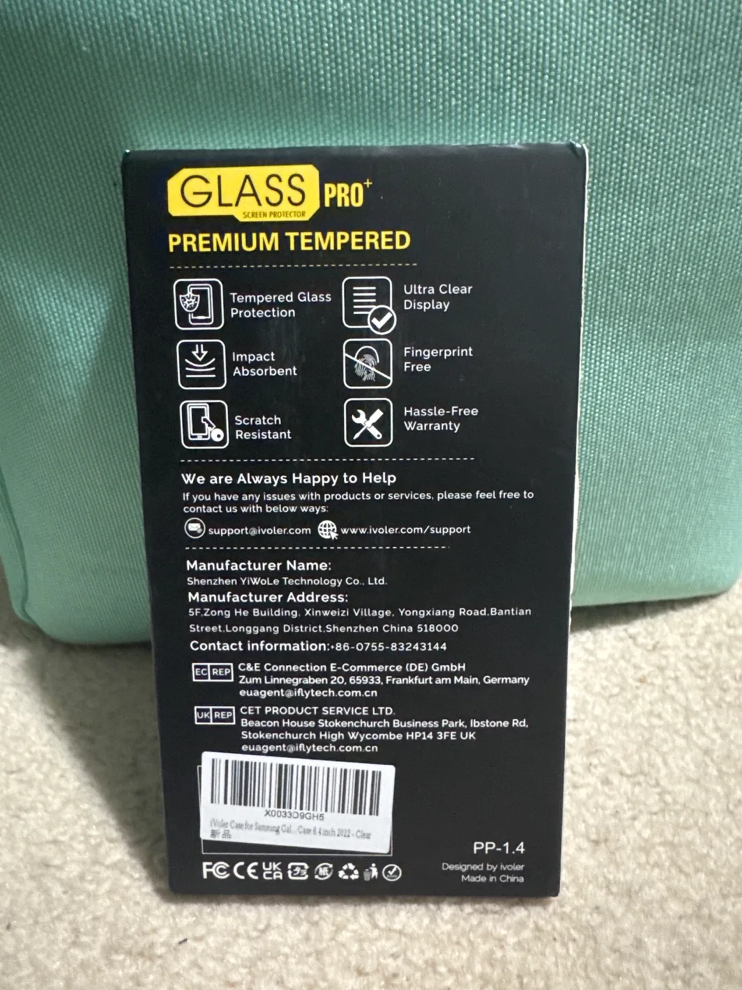 New iVoler Tempered Glass Screen Protector with Case image indicator(2)