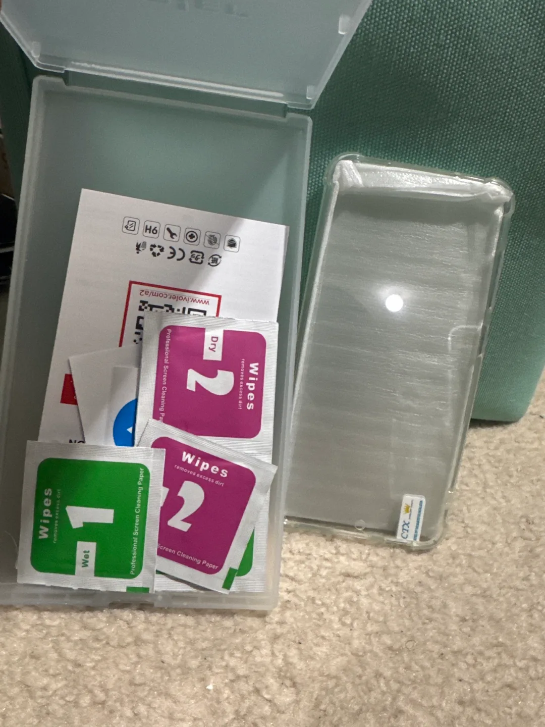 New iVoler Tempered Glass Screen Protector with Case image indicator(3)