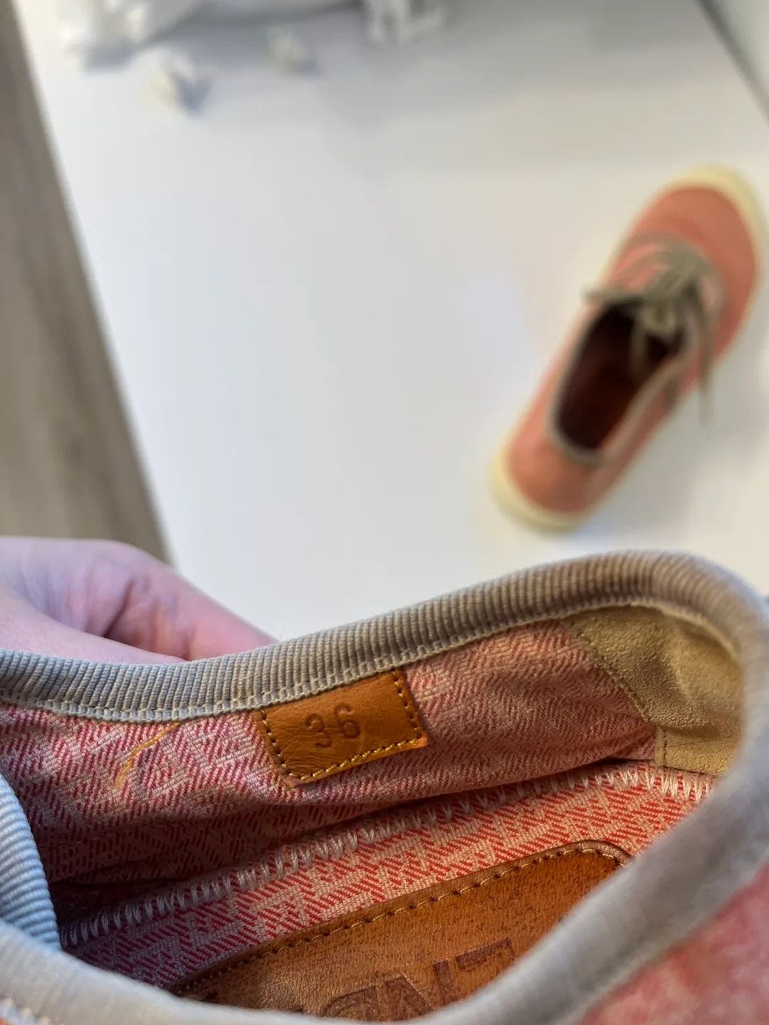 Fendi Pink Canvas Sneakers - Size 36 image indicator(5)