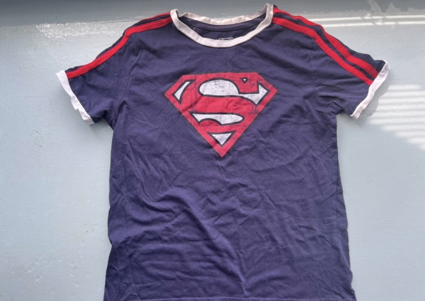 Superman T-Shirt, Floral Tank Top, and GAP Tee Bundle - photo 3