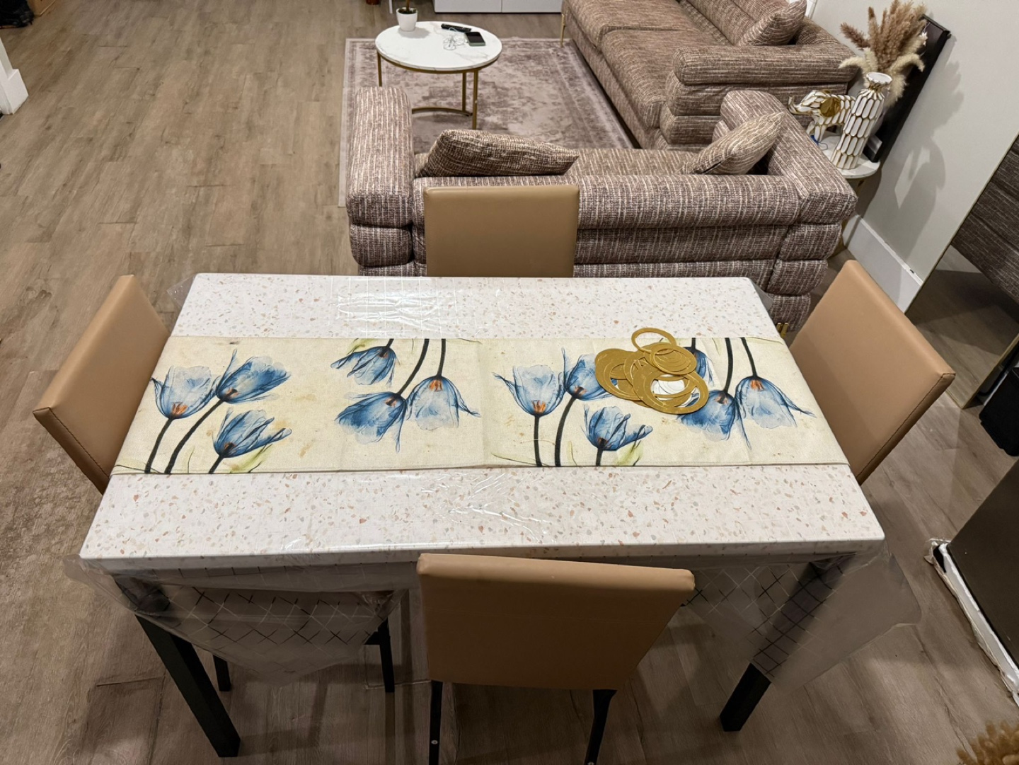 Dining Table Set with Four Chairs - photo 3