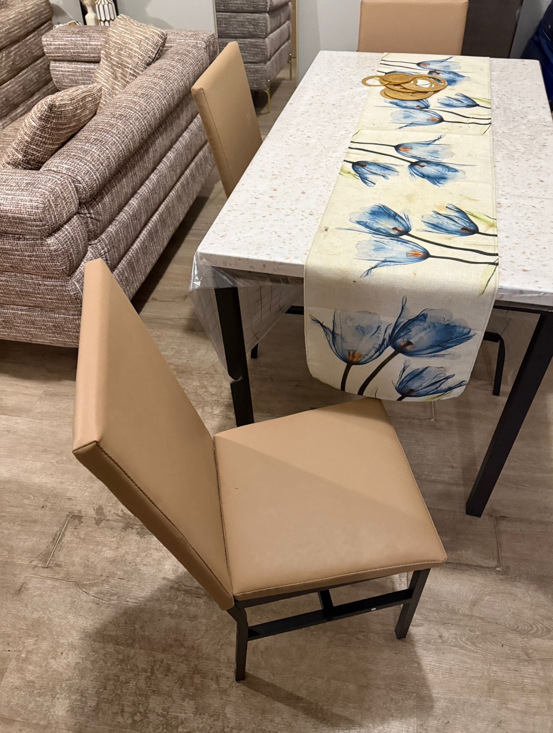 Dining Table Set with Four Chairs - photo 2