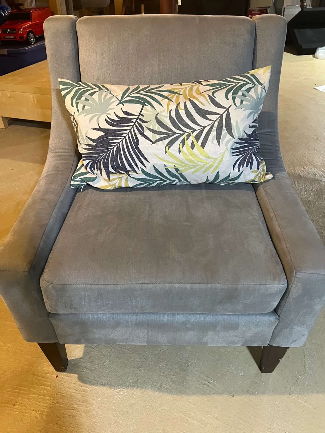 Grey Accent Chair thumbnail