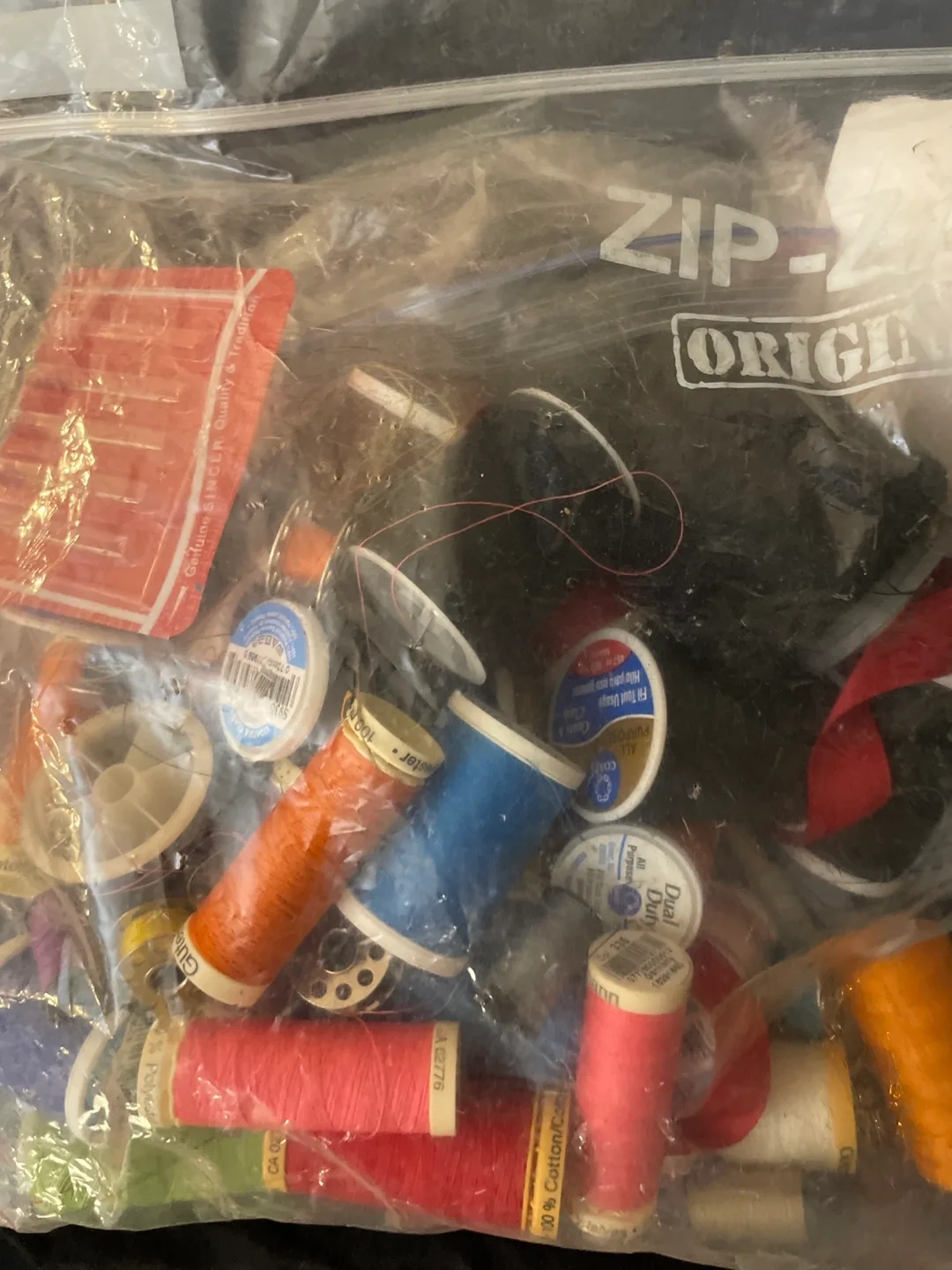 Random bag of Sewing stuff - Thread, Needles, and More! thumbnail