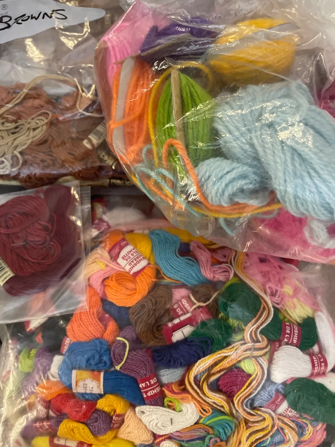 DMC & Anchor Embroidery Floss Lot - Huge Collection! image indicator(3)