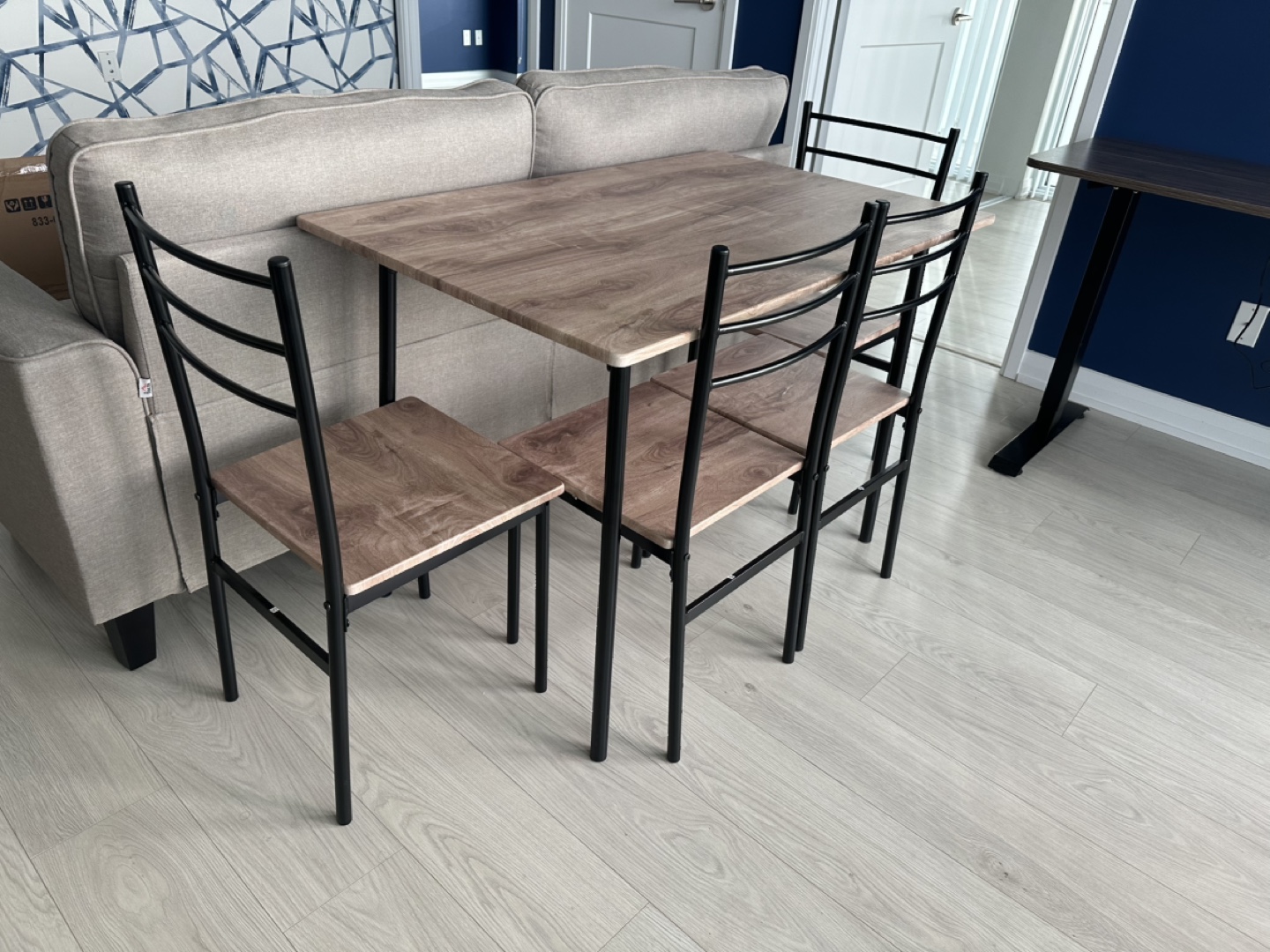 5-Piece Dining Set - Table and Four Chairs - photo 3