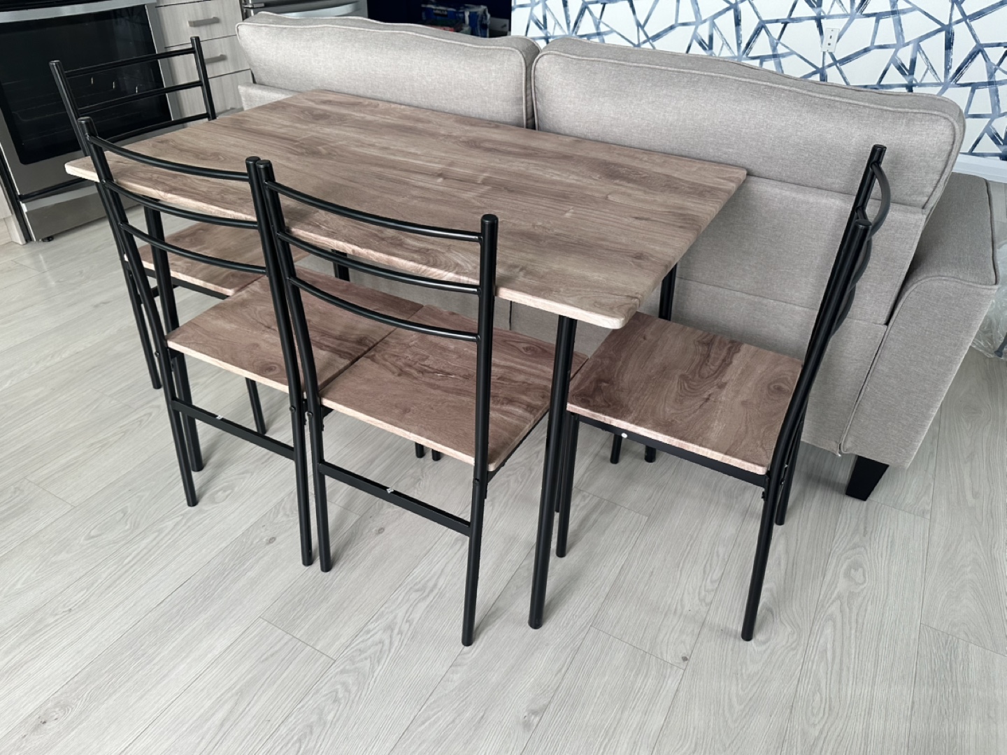 5-Piece Dining Set - Table and Four Chairs - photo 4