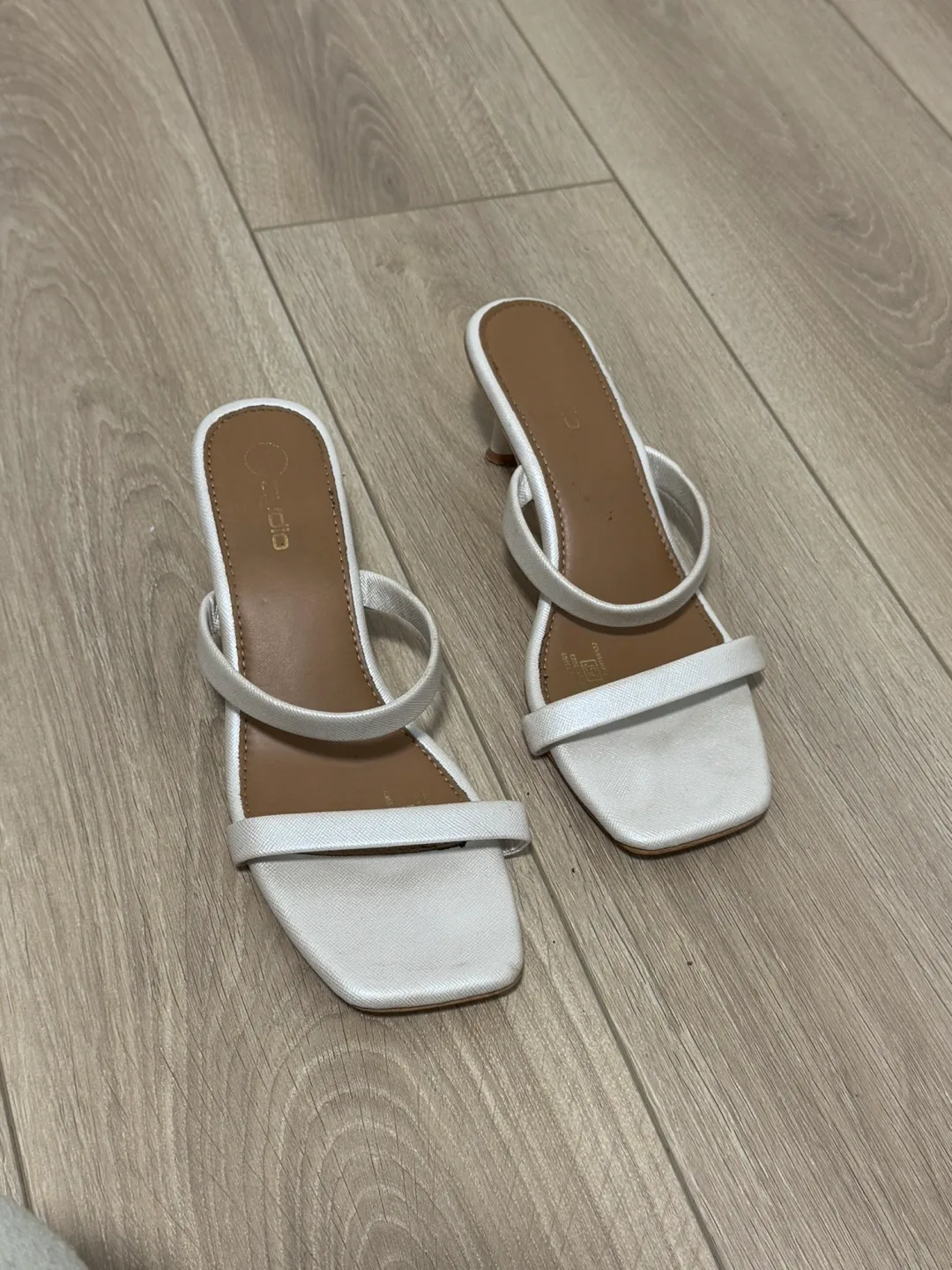 White Double Strap Heels image indicator(2)