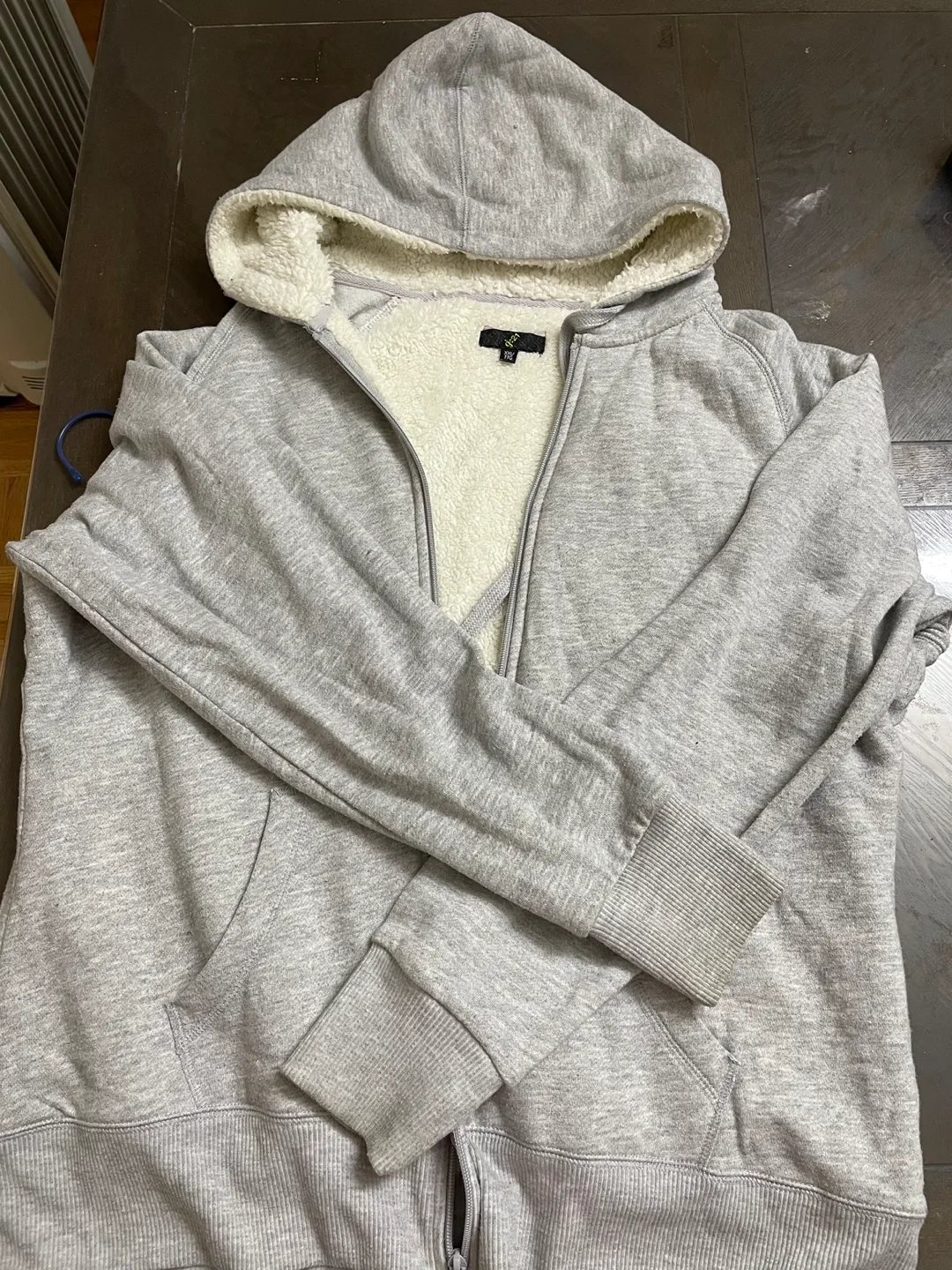 Women's Brown Winter Boots & Grey & Purple Zip-Up Hoodies image indicator(2)