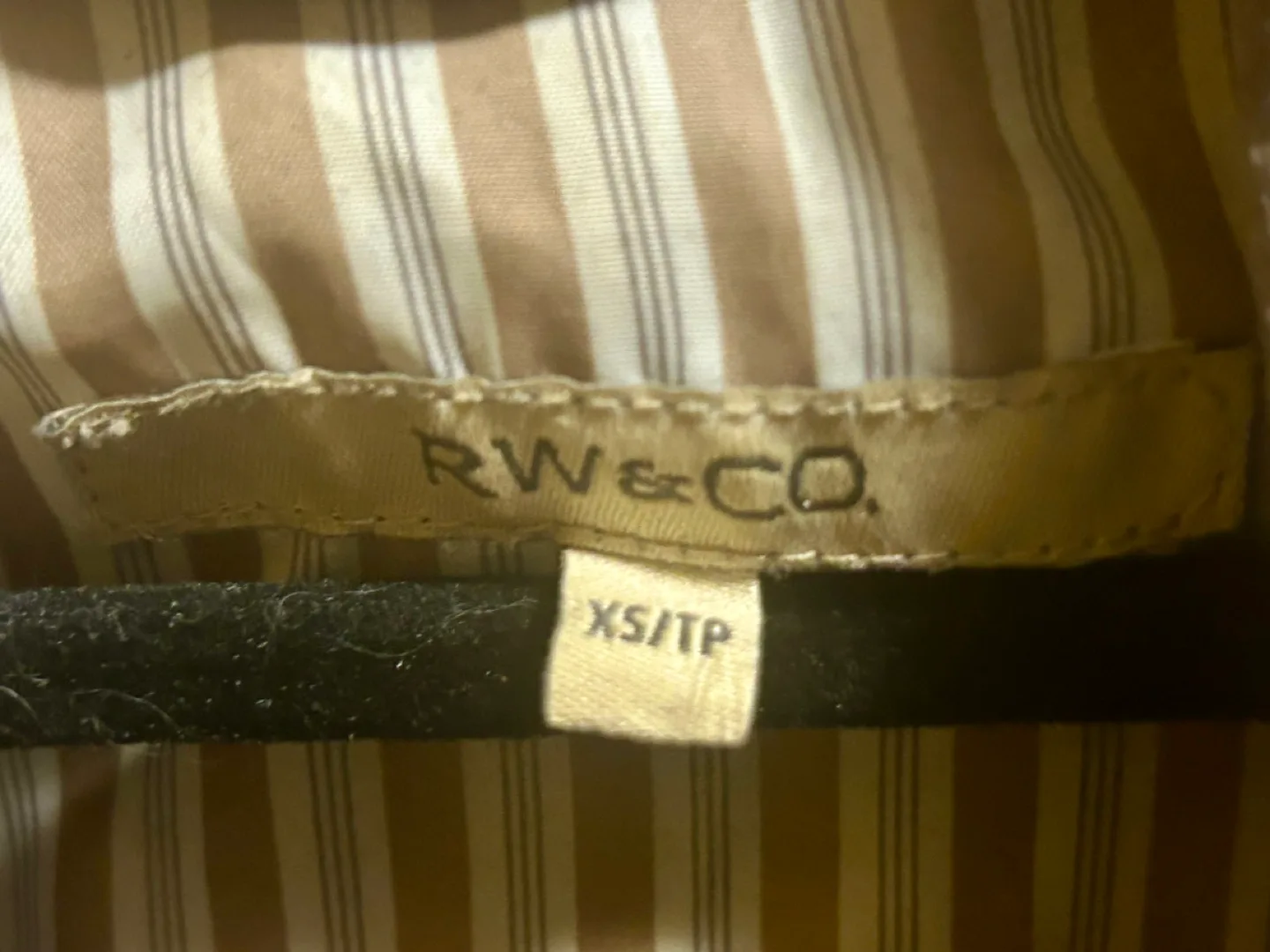 RW & CO. Brown Corduroy Blazer - Size XS/TP image indicator(3)