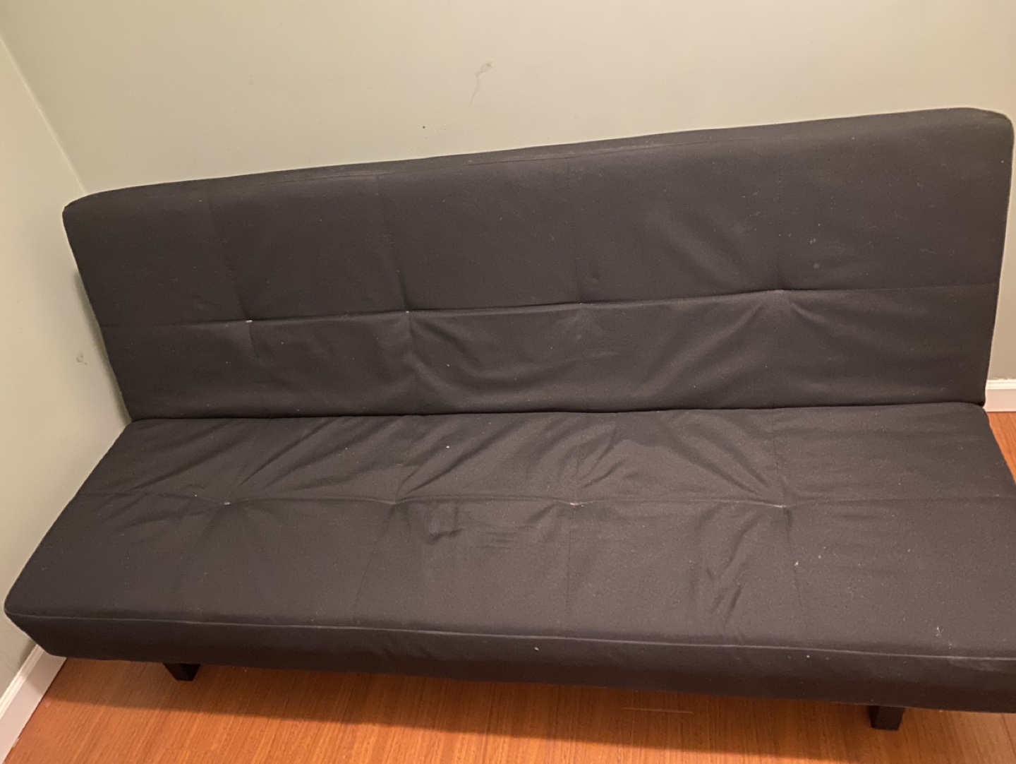 Black Futon Sofa Bed - photo 2