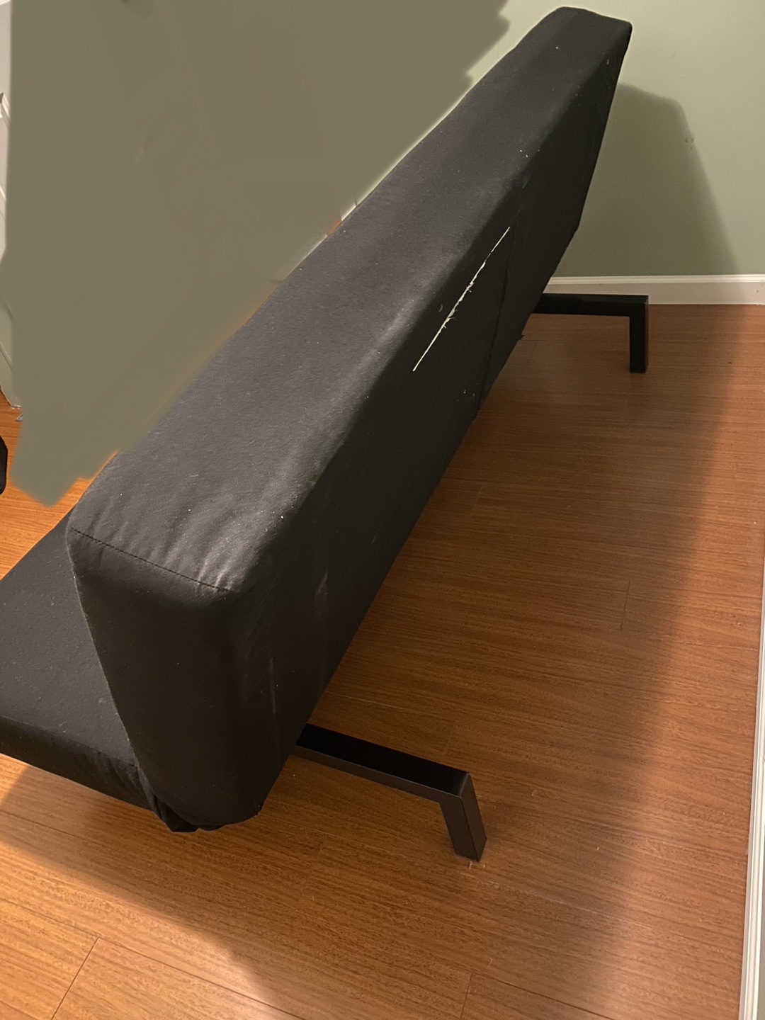 Black Futon Sofa Bed - photo 3